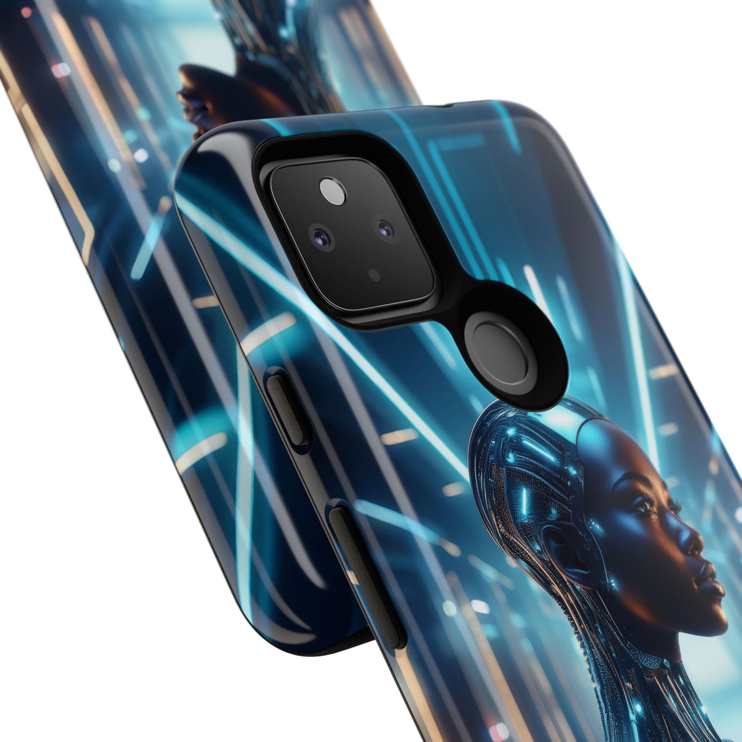 Futuristic Human Android Hybrid Cell Phone Case 003