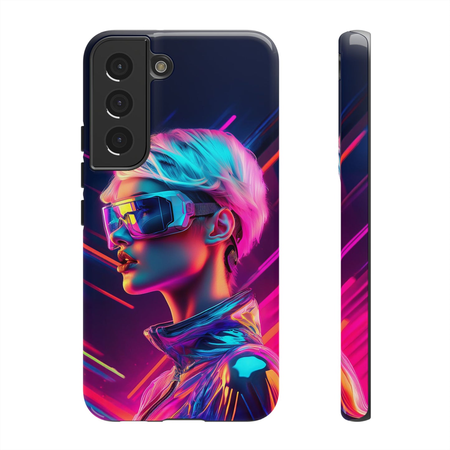 Futuristic Cyberpunk Female Cell Phone Case 031