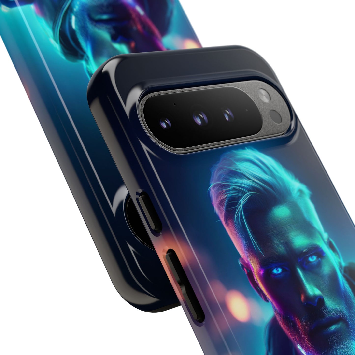 Futuristic Cyberpunk Male Cell Phone Case 023