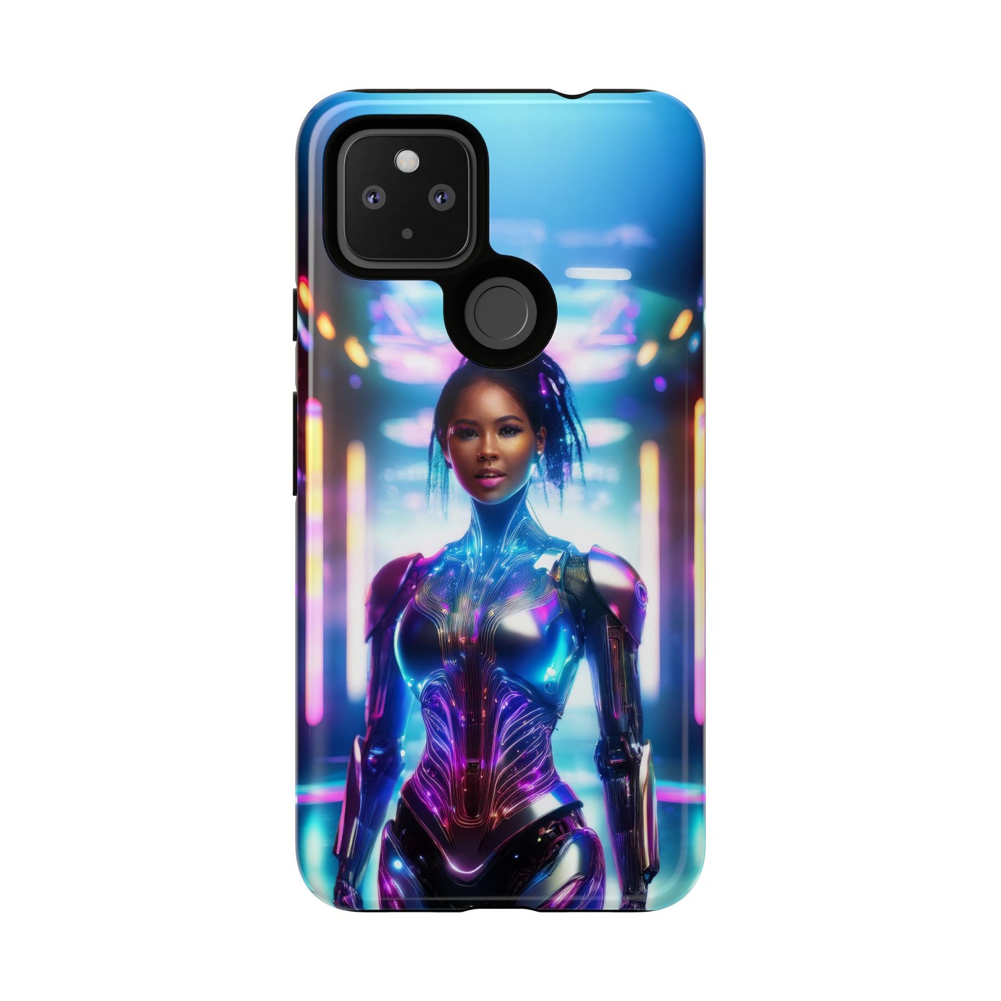 Futuristic Human Android Hybrid Cell Phone Case 009