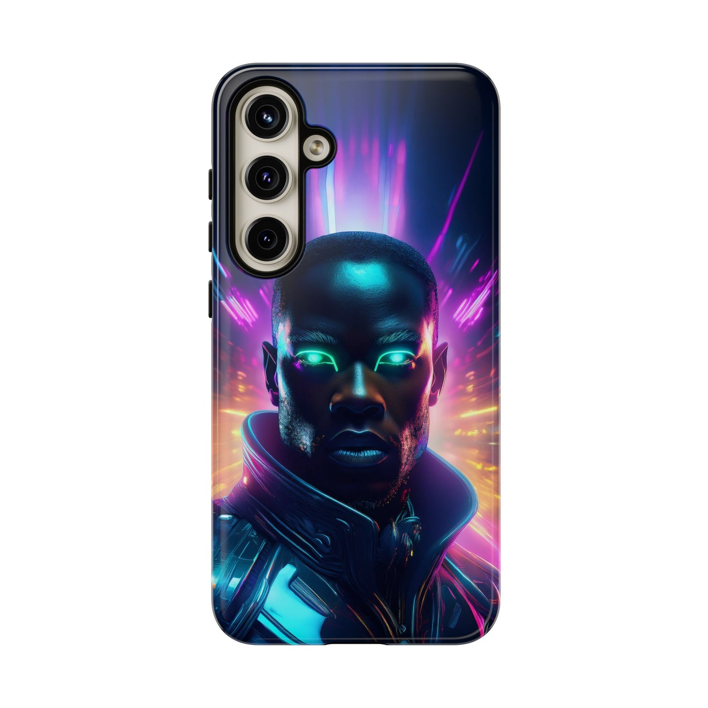 Futuristic Cyberpunk Male Cell Phone Case 022