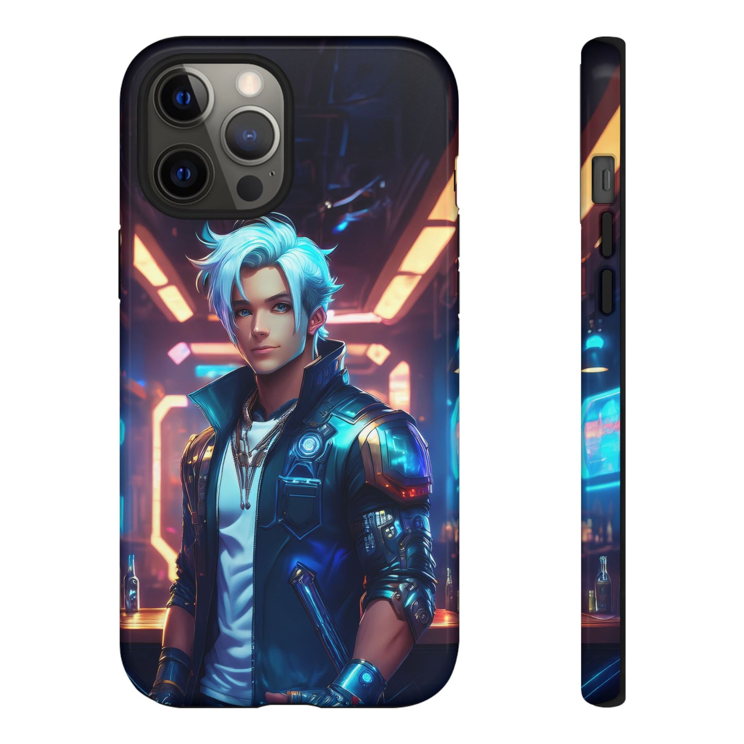 Futuristic Cyberpunk Male Cell Phone Case 009