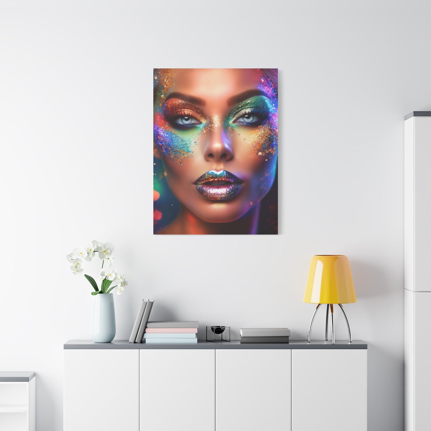 Glitter Love 006- Canvas Print – Vibrant Wall Decor