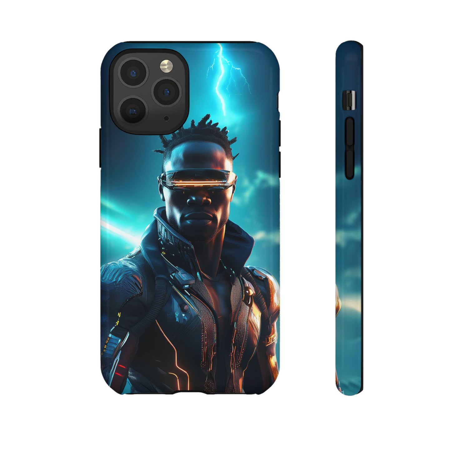 Futuristic Cyberpunk Male Cell Phone Case 014