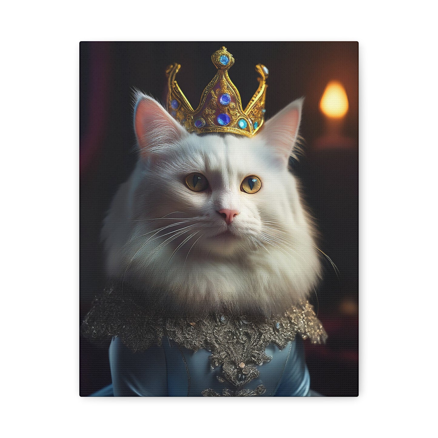 Her Royal Meowjesty Canvas Art | Stretched Matte Wall Decor 003