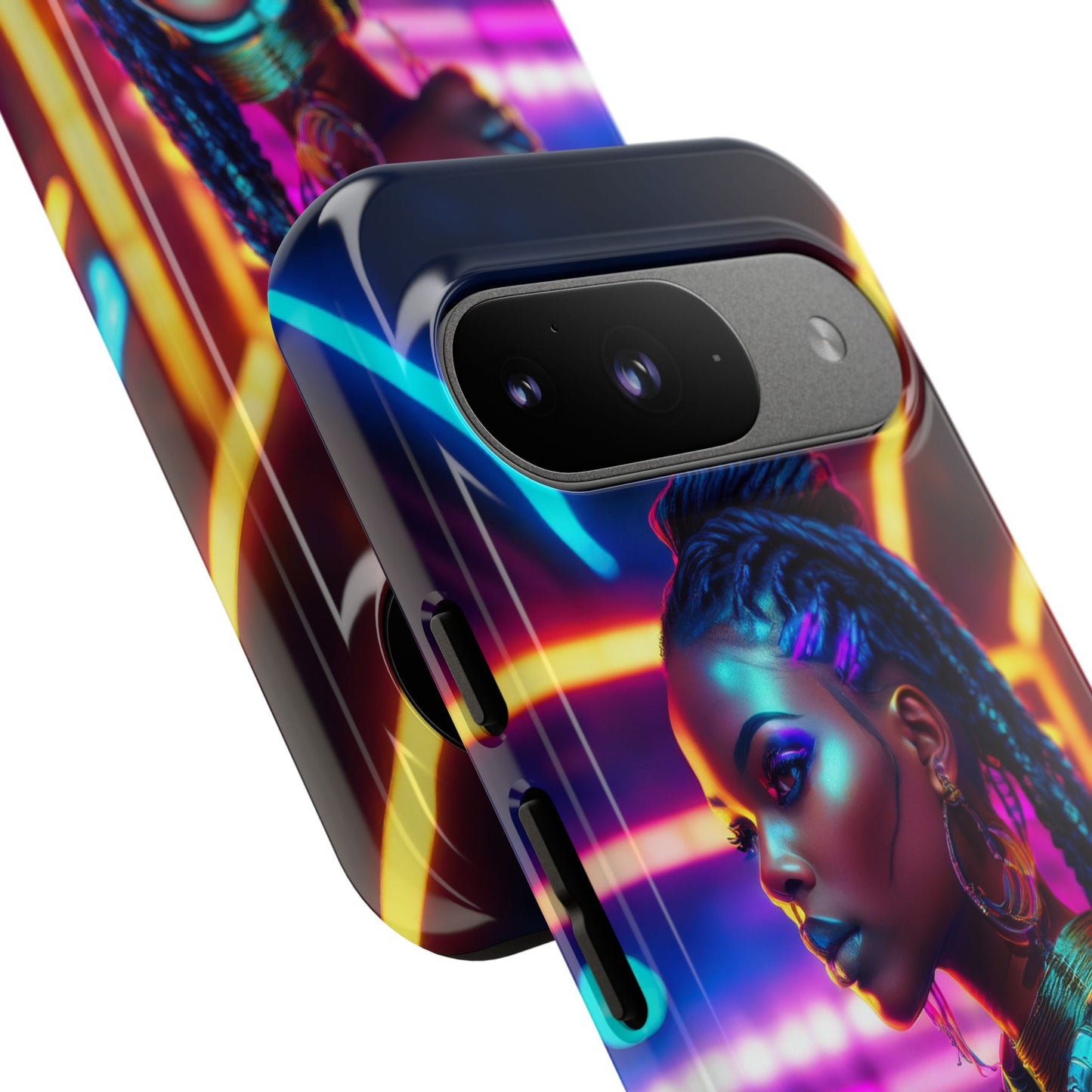 Futuristic Cyberpunk Female Cell Phone Case 006