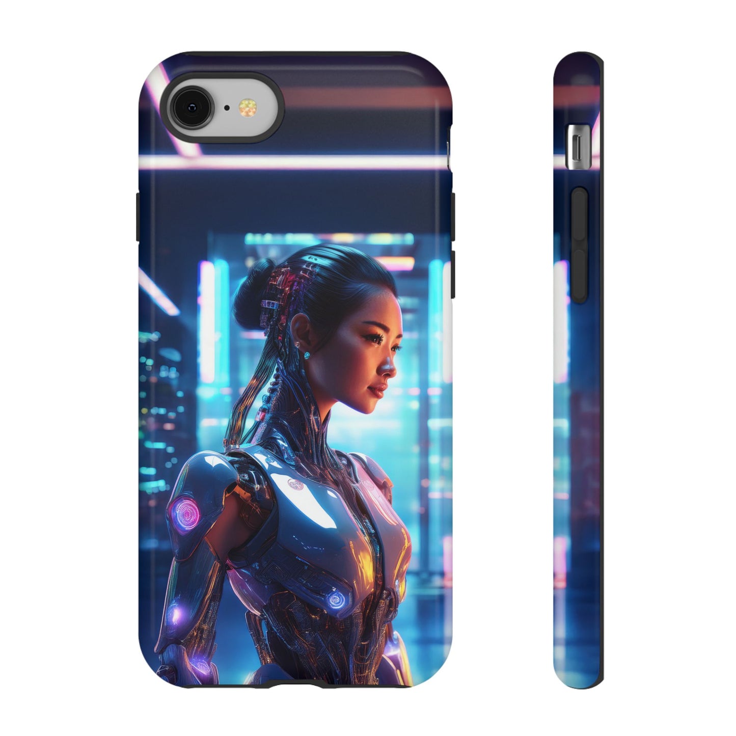 Futuristic Human Android Hybrid Cell Phone Case 013