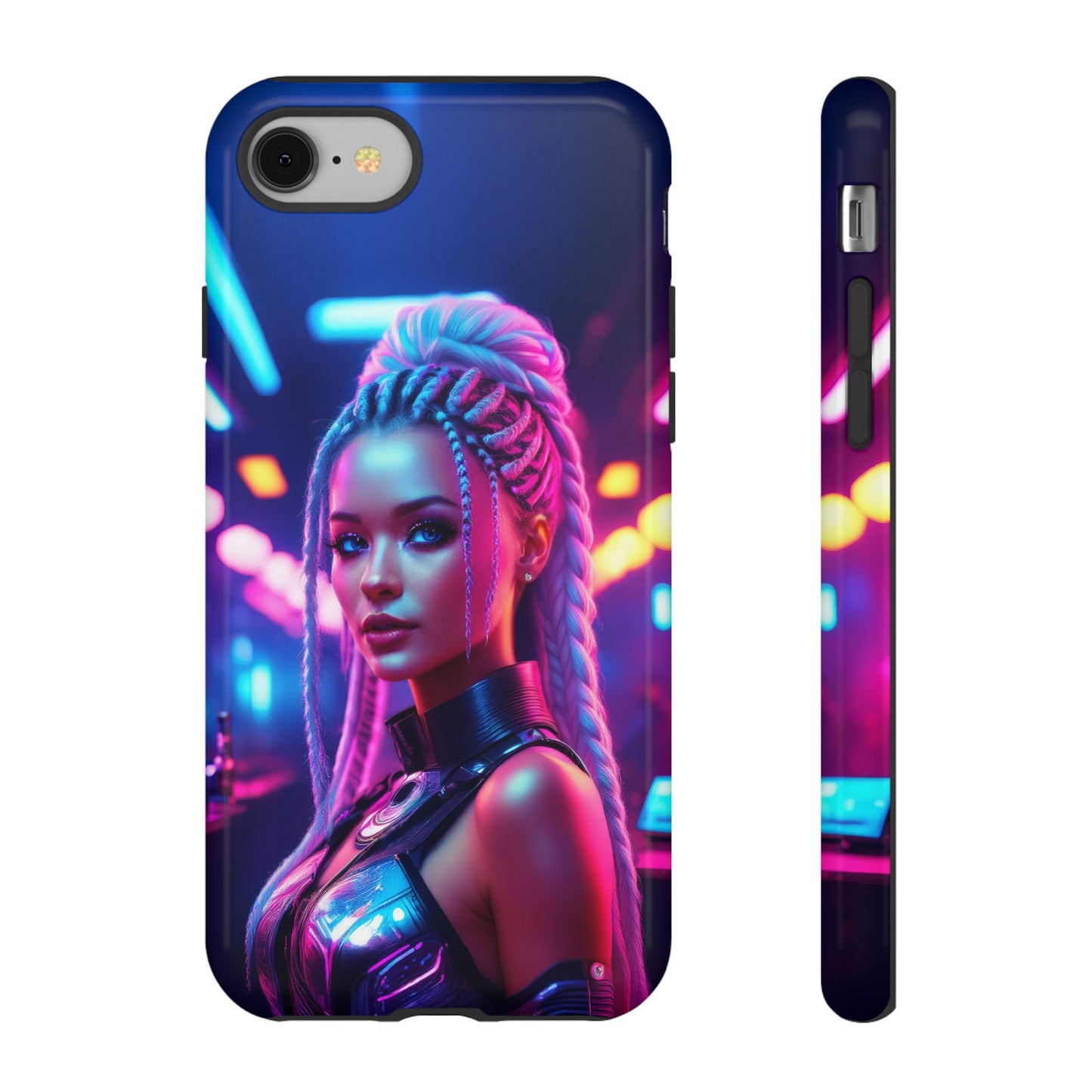 Futuristic Cyberpunk Female Cell Phone Case 007