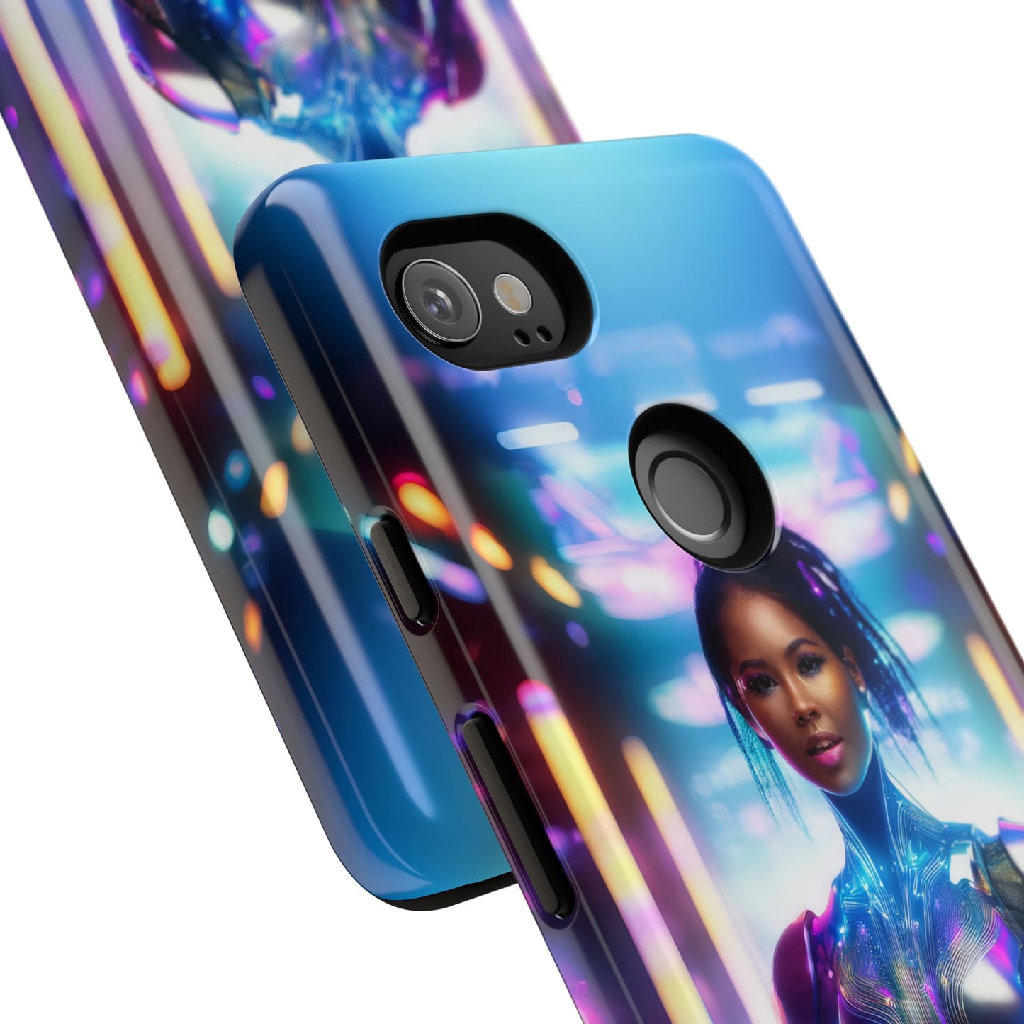 Futuristic Human Android Hybrid Cell Phone Case 009