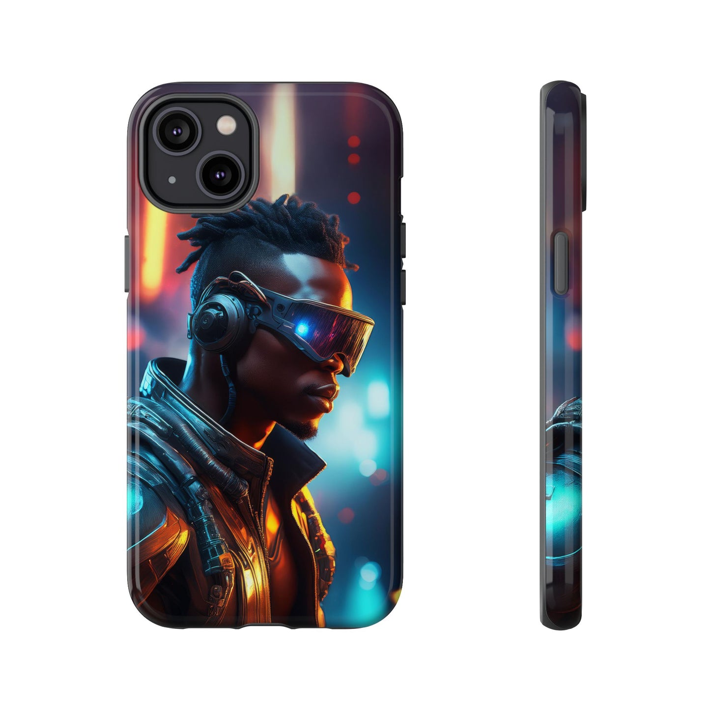 Futuristic Cyberpunk Male Cell Phone Case 016