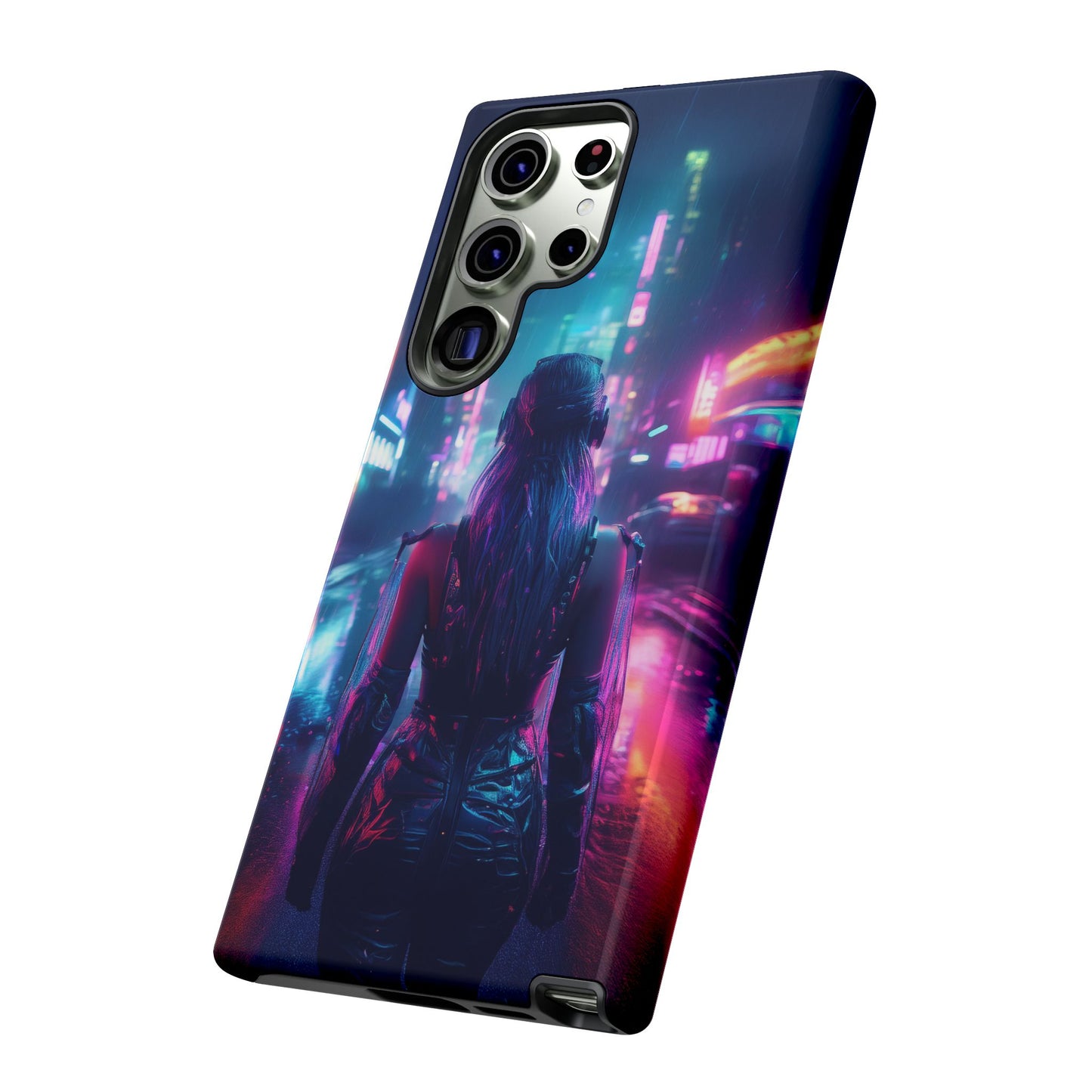 Futuristic Cyberpunk Female Cell Phone Case 032