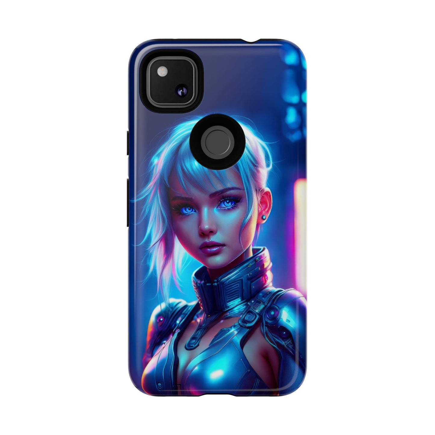 Futuristic Cyberpunk Female Cell Phone Case 013