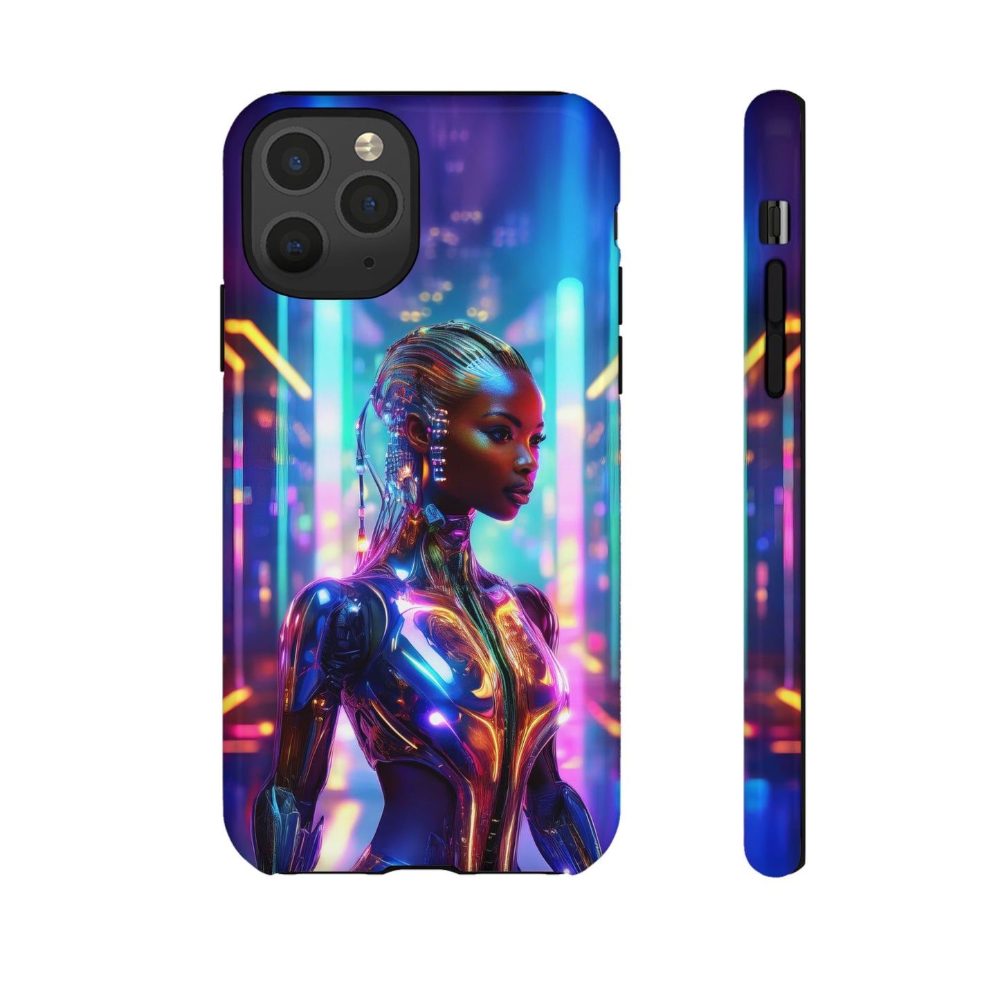 Futuristic Human Android Hybrid Cell Phone Case 018