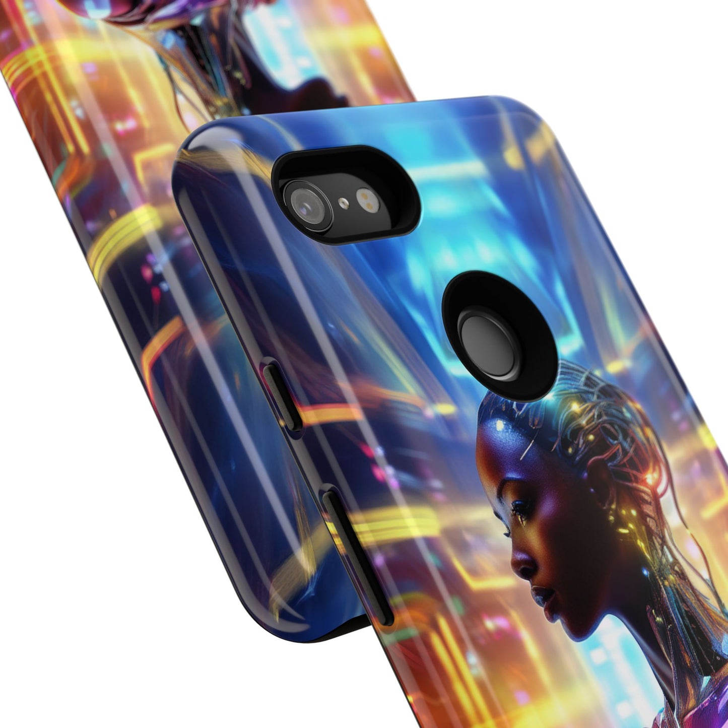 Futuristic Human Android Hybrid Cell Phone Case 011