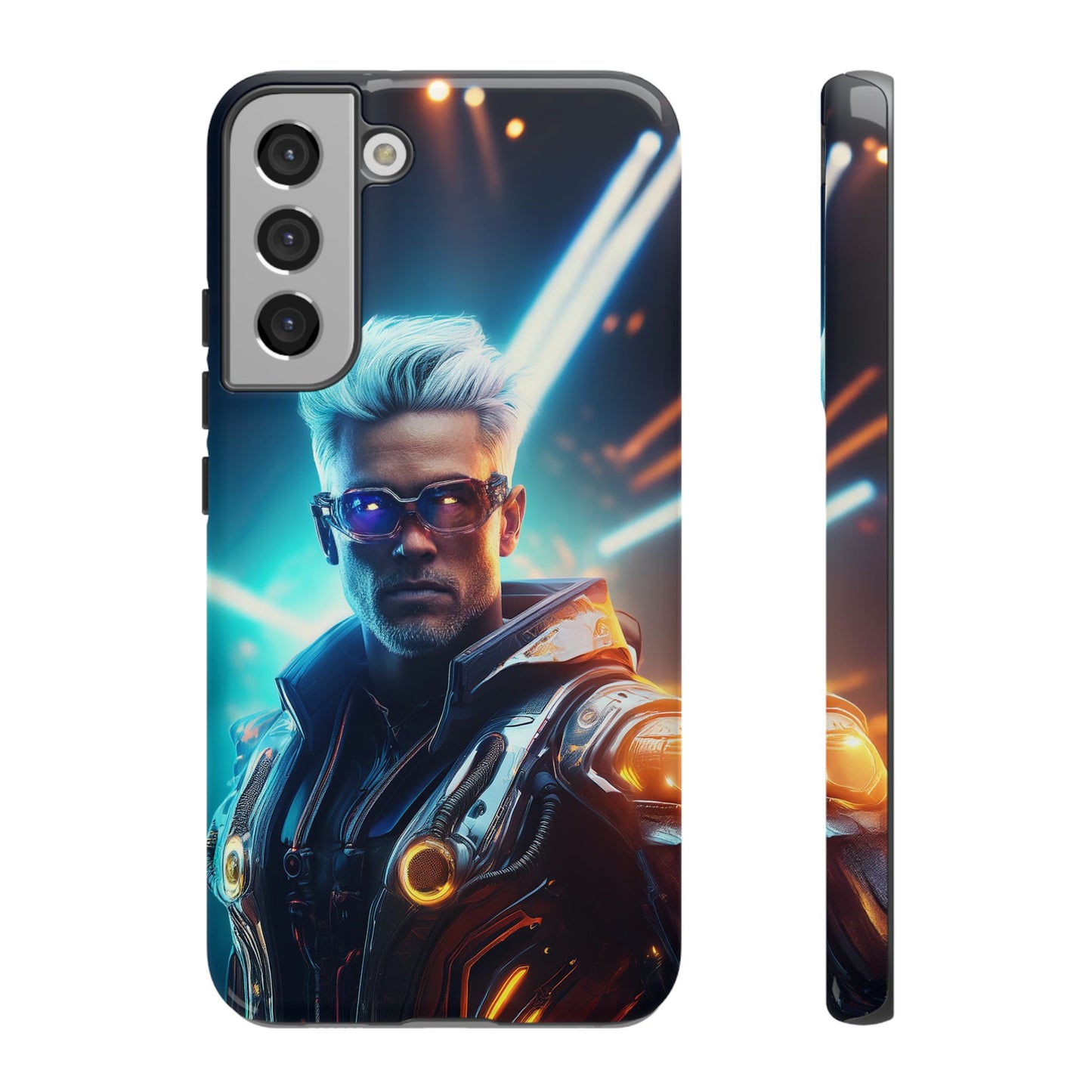 Futuristic Cyberpunk Male Cell Phone Case 013