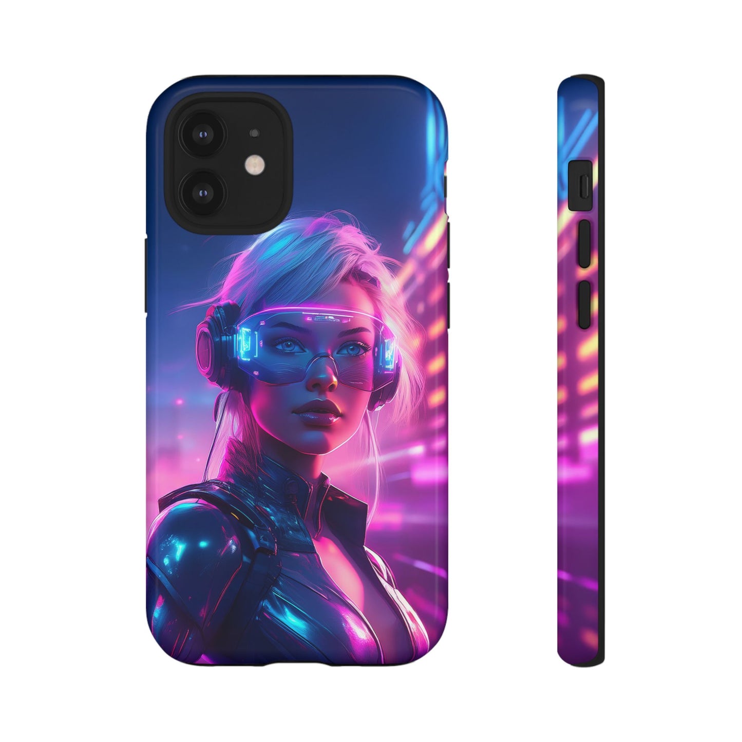 Futuristic Cyberpunk Female Cell Phone Case 029