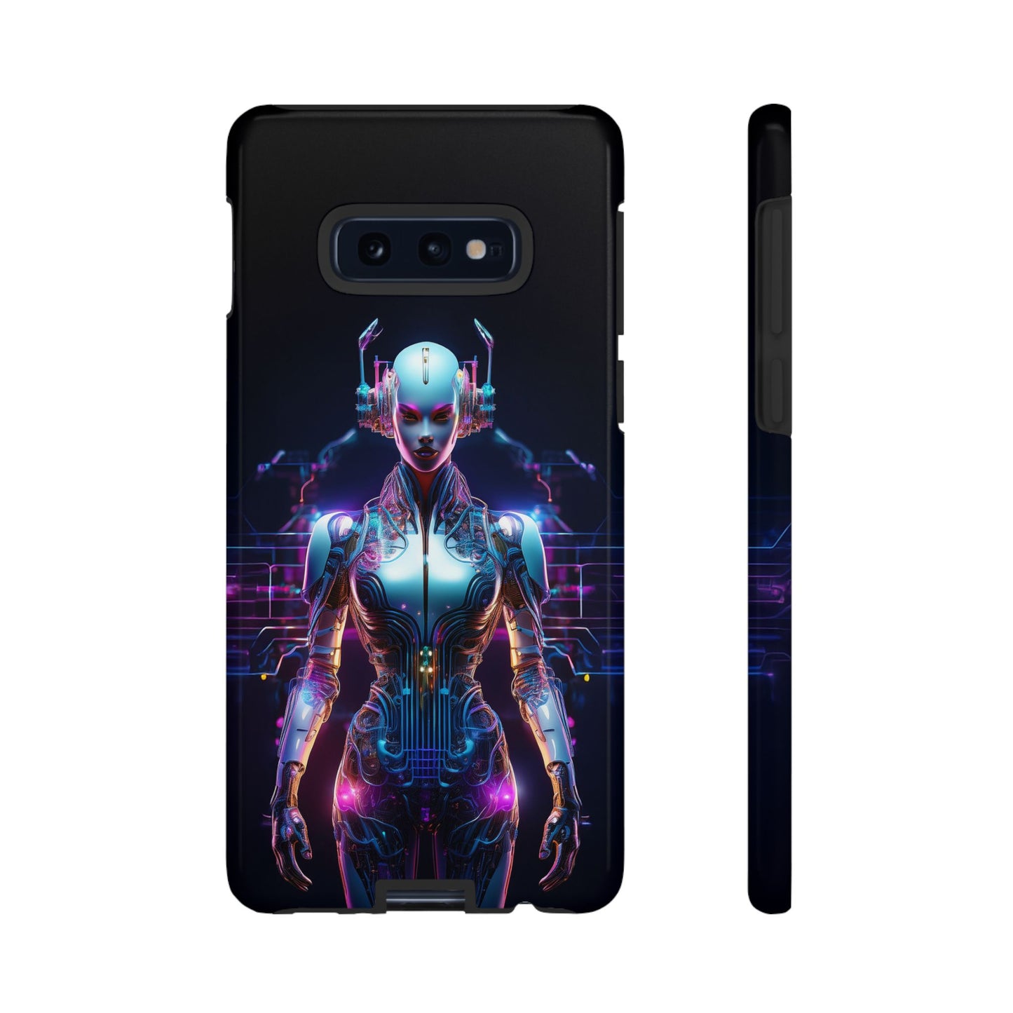 Futuristic Human Android Hybrid Cell Phone Case 001