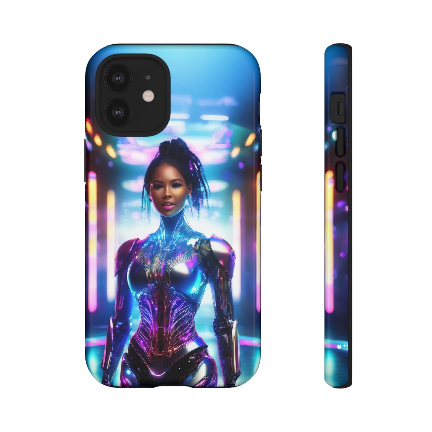 Futuristic Human Android Hybrid Cell Phone Case 009