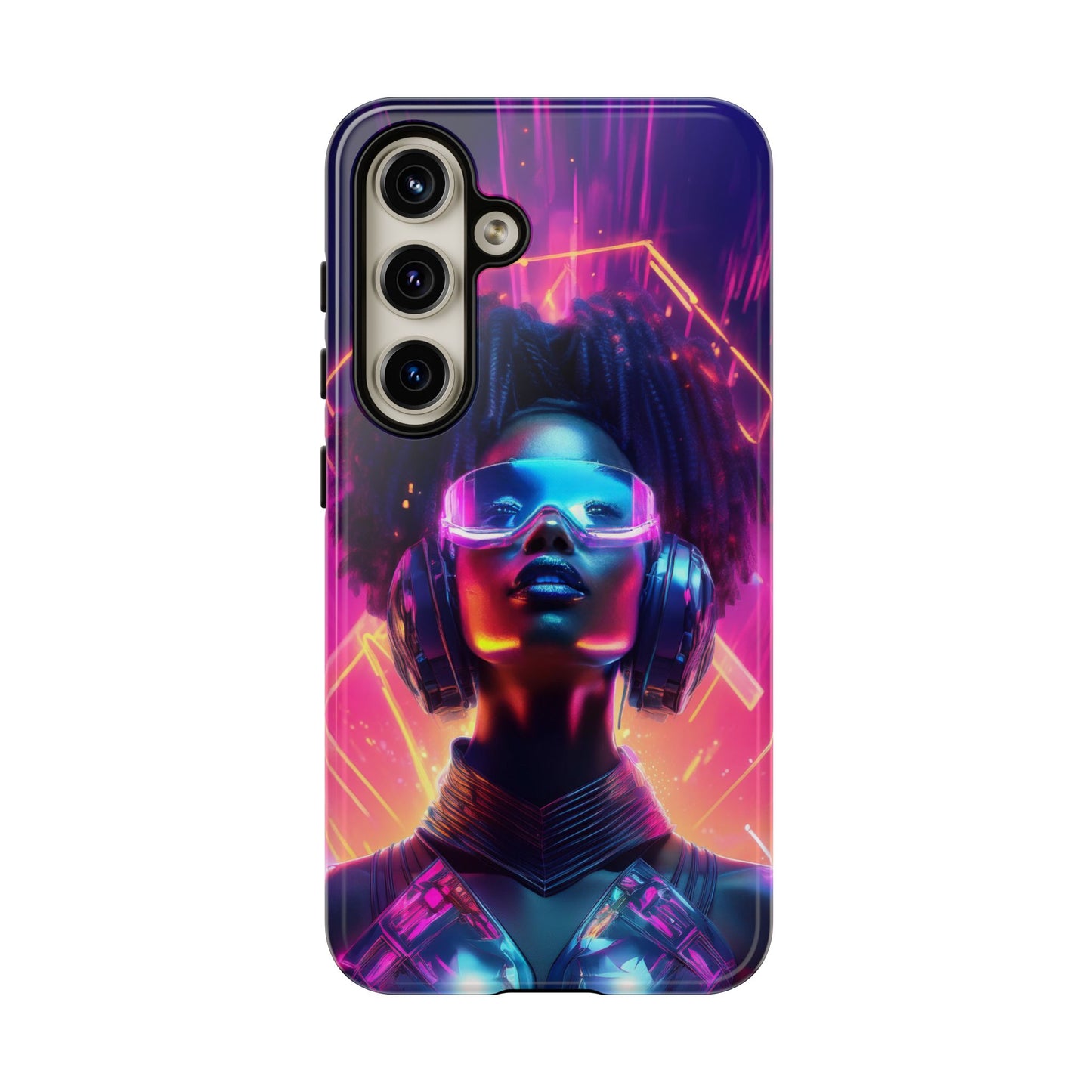 Futuristic Cyberpunk Female Cell Phone Case 030