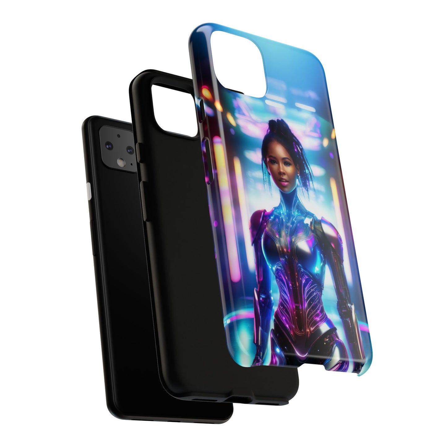 Futuristic Human Android Hybrid Cell Phone Case 009