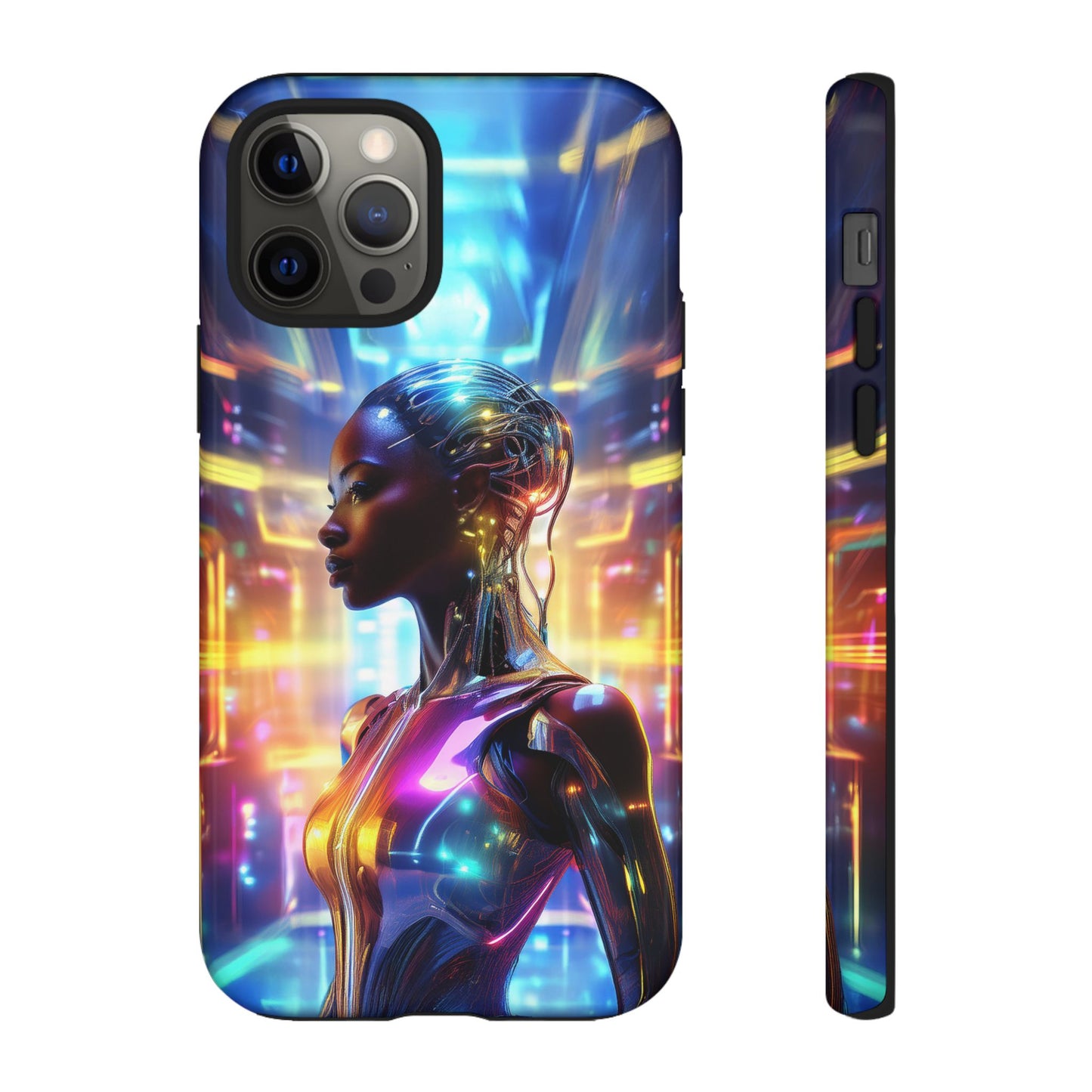 Futuristic Human Android Hybrid Cell Phone Case 011