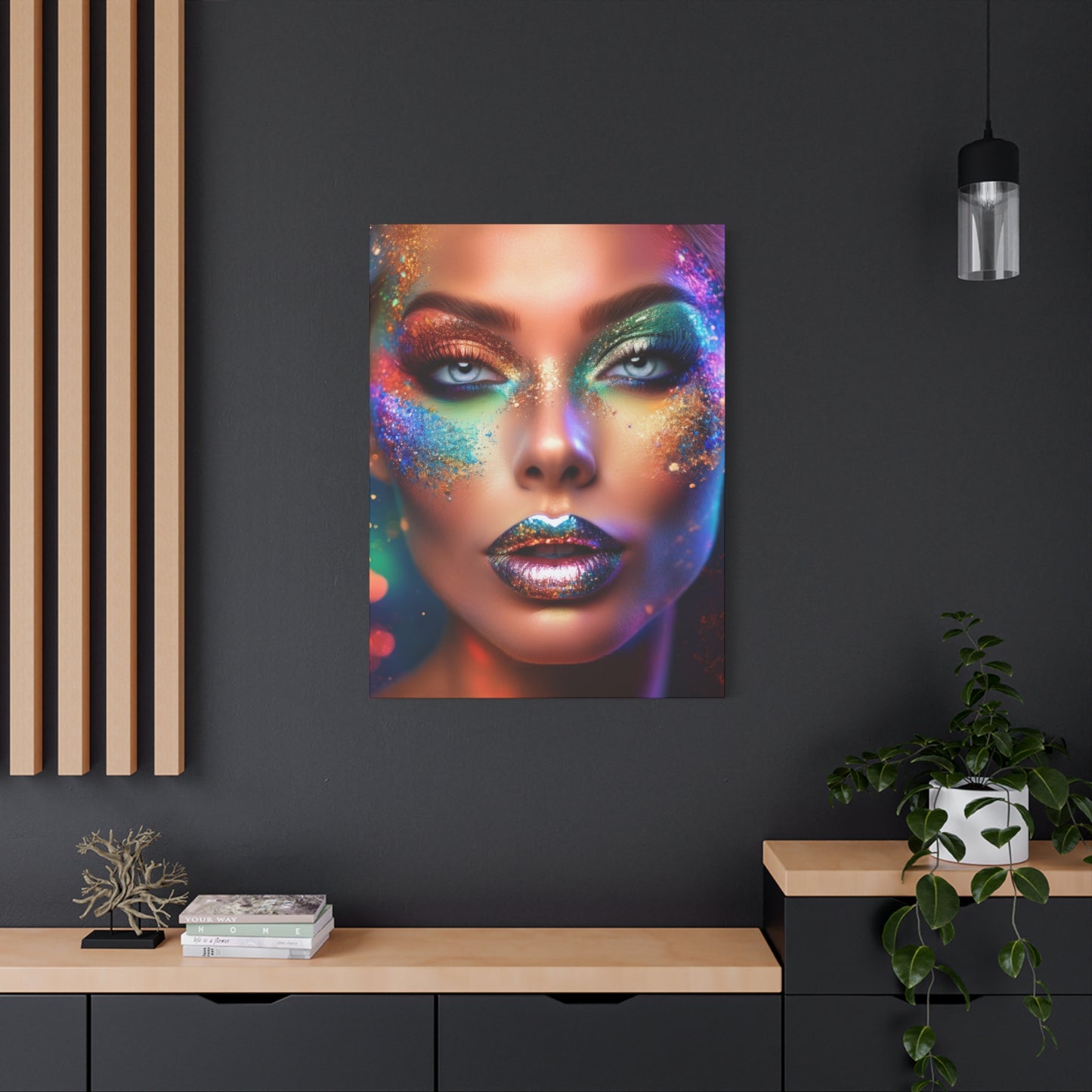 Glitter Love 006- Canvas Print – Vibrant Wall Decor