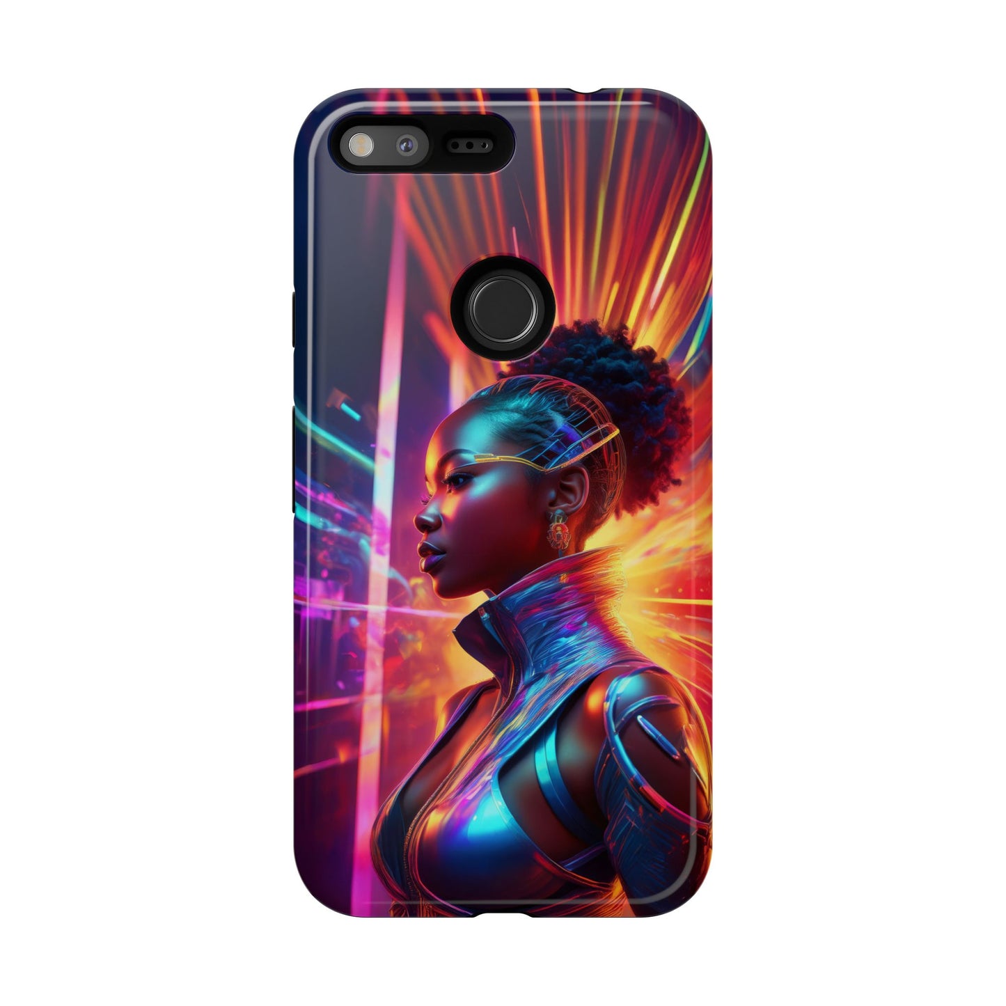 Futuristic Cyberpunk Female Cell Phone Case 001