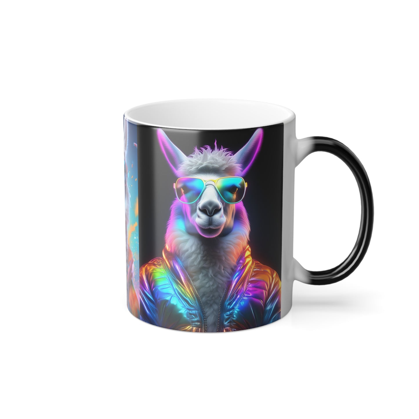 Lovely Lamas Color Morphing Mug, 11oz