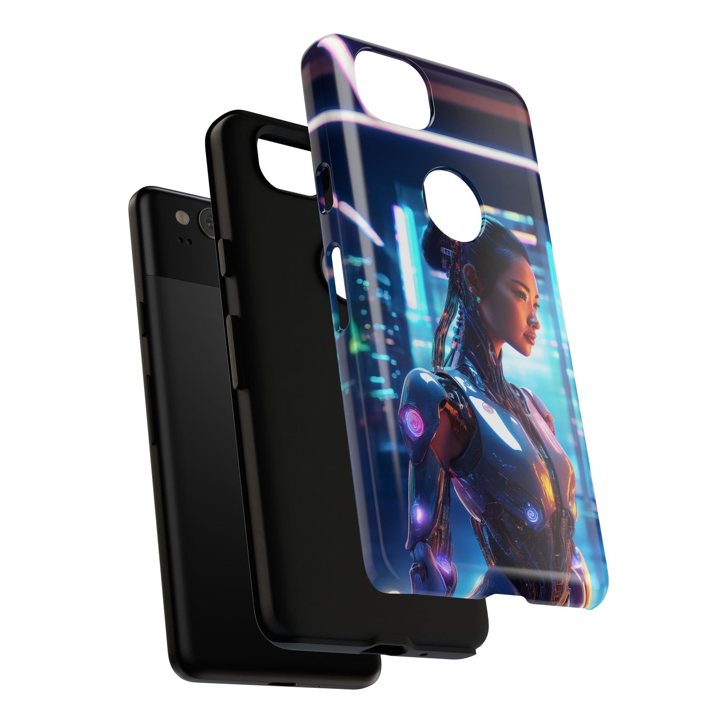 Futuristic Human Android Hybrid Cell Phone Case 013