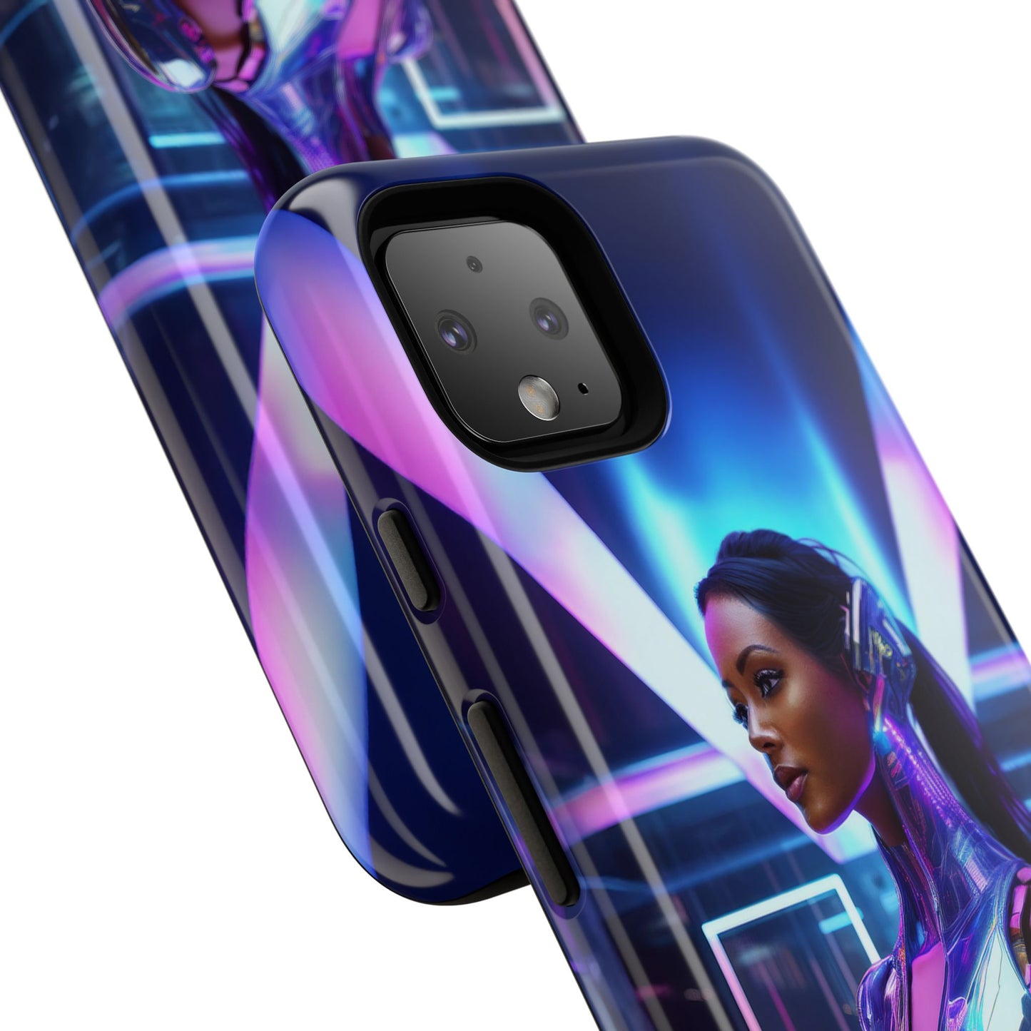 Futuristic Human Android Hybrid Cell Phone Case 017