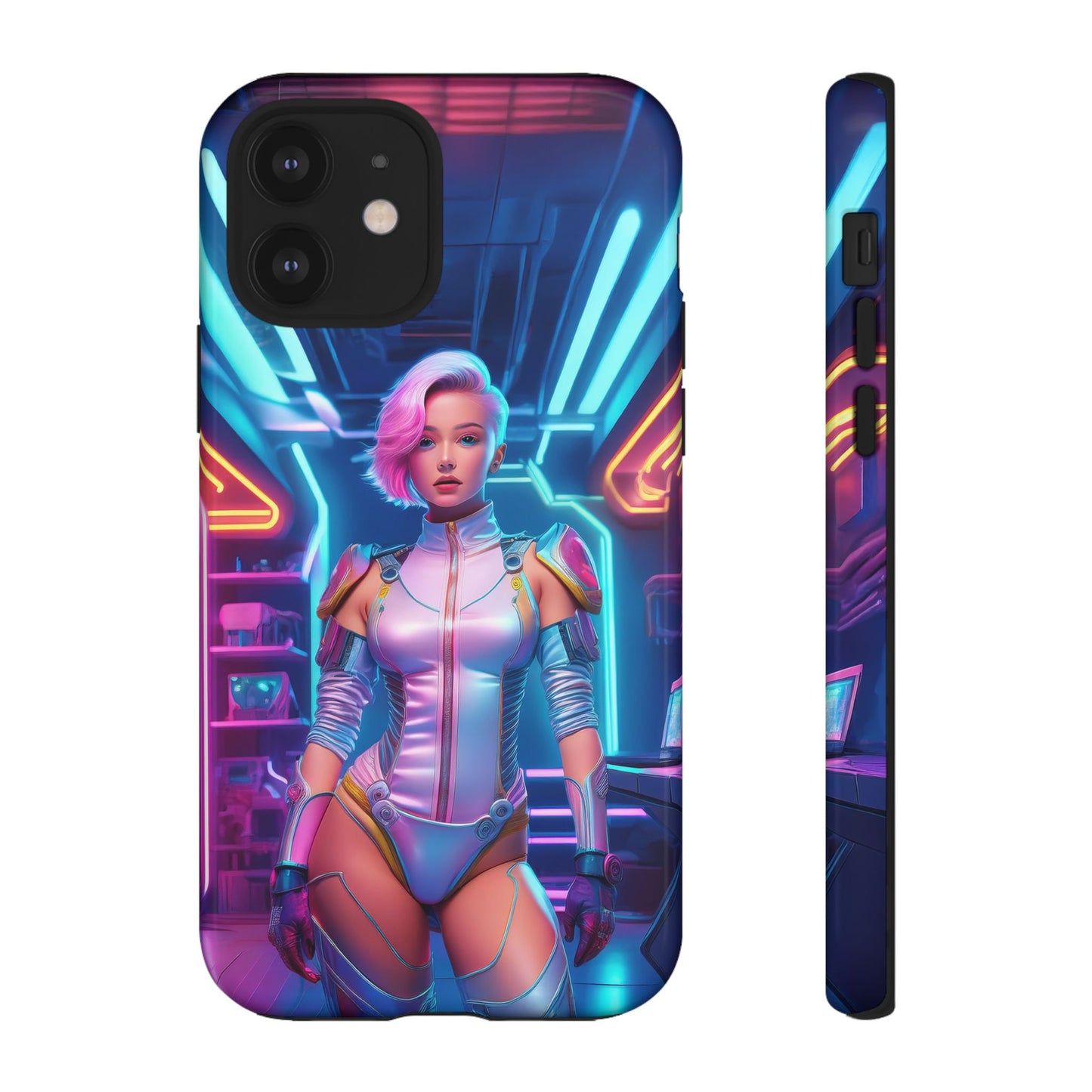 Futuristic Cyberpunk Female Cell Phone Case 002