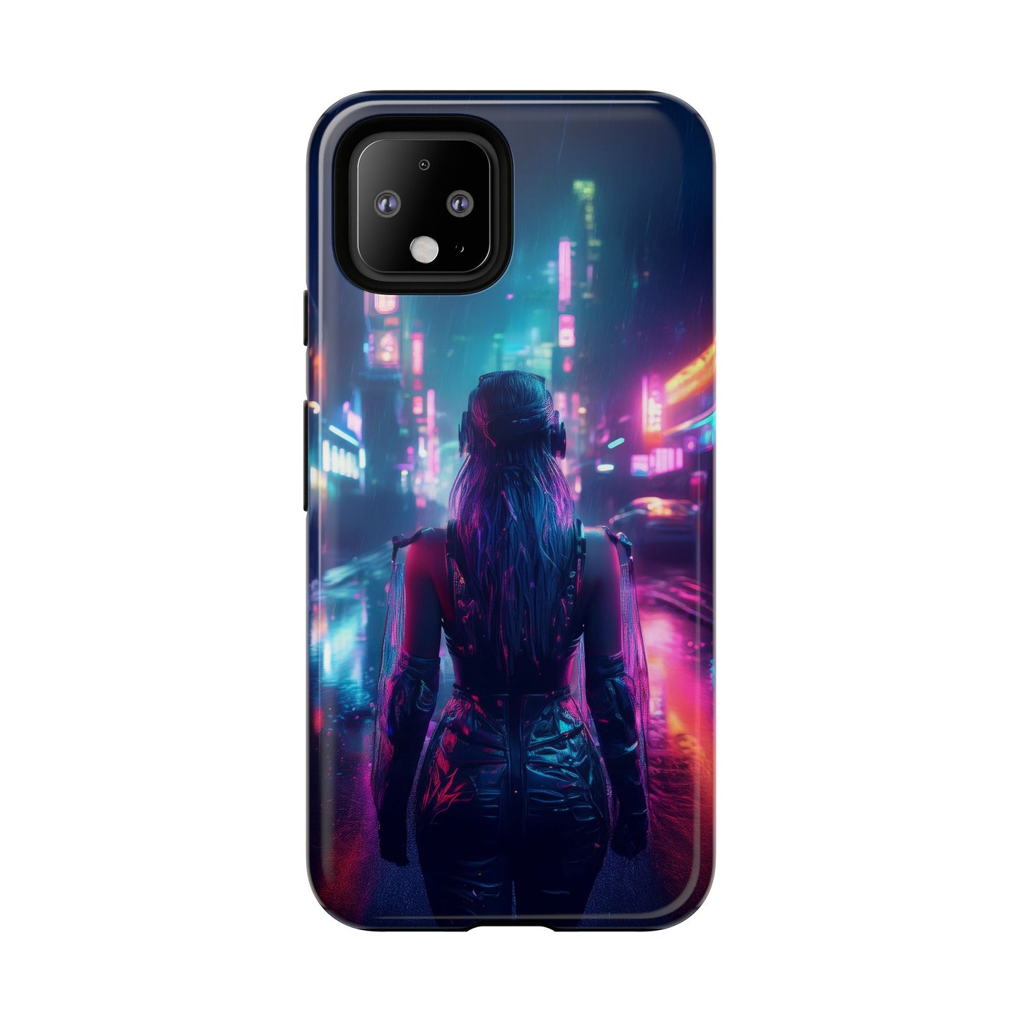 Futuristic Cyberpunk Female Cell Phone Case 032