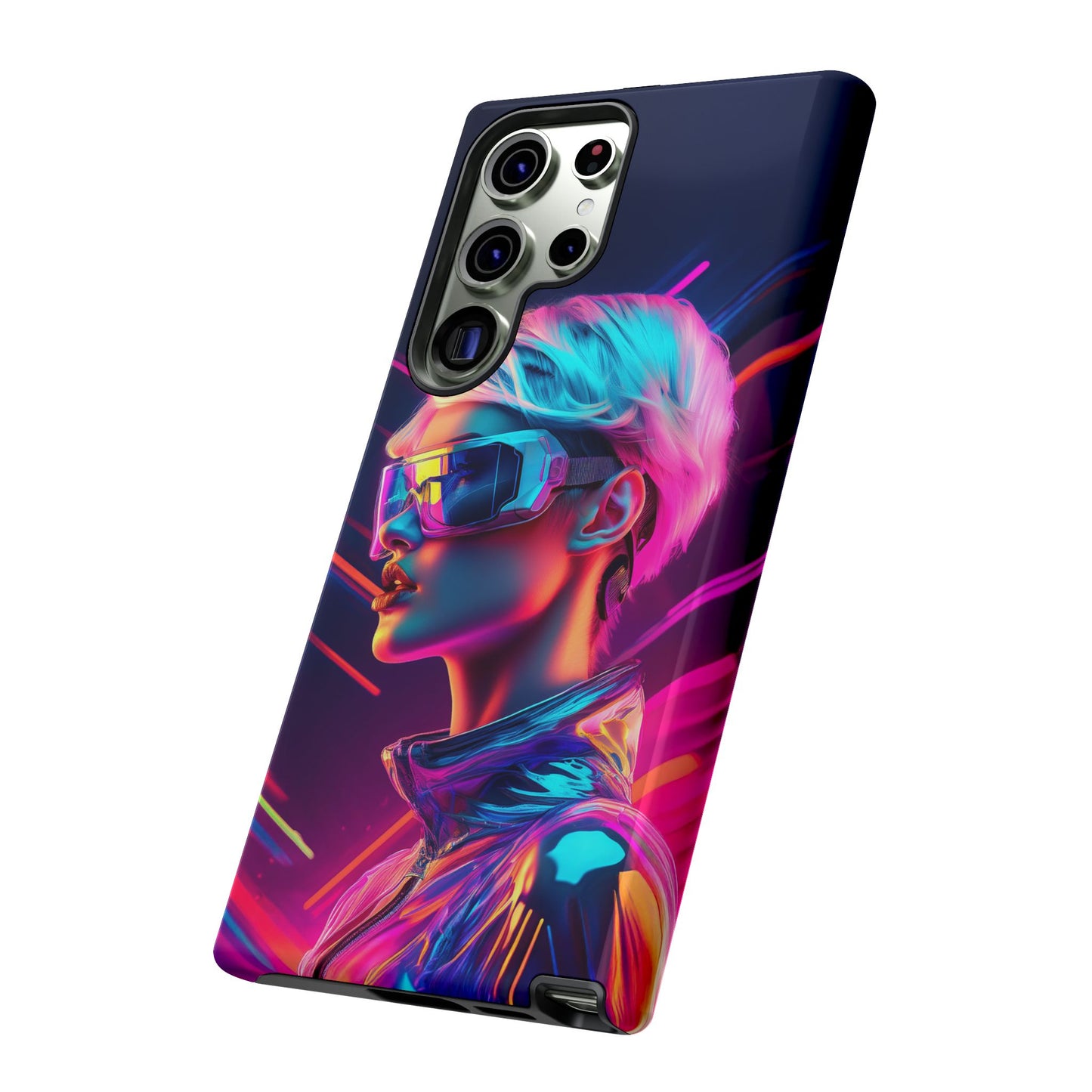 Futuristic Cyberpunk Female Cell Phone Case 031