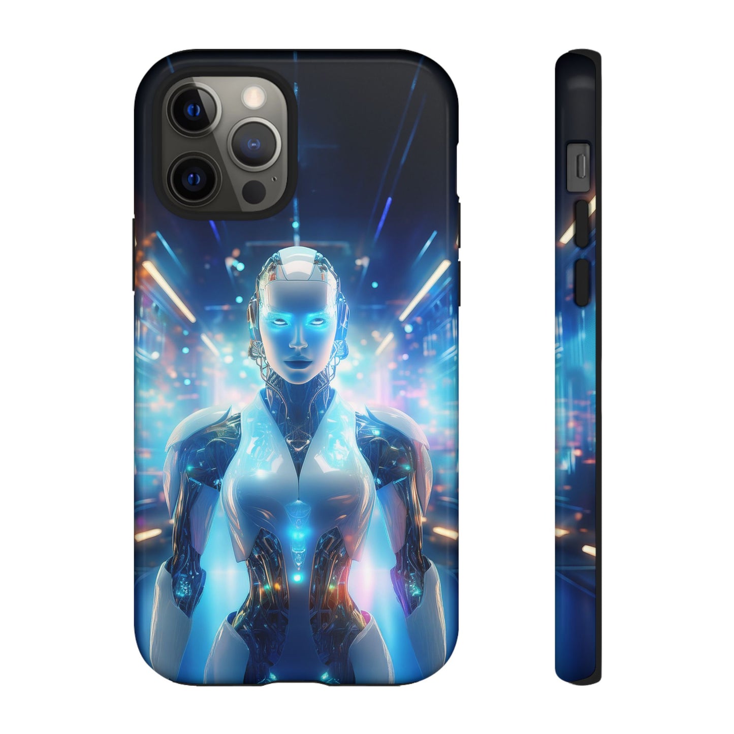 Futuristic Human Android Hybrid Cell Phone Case 012