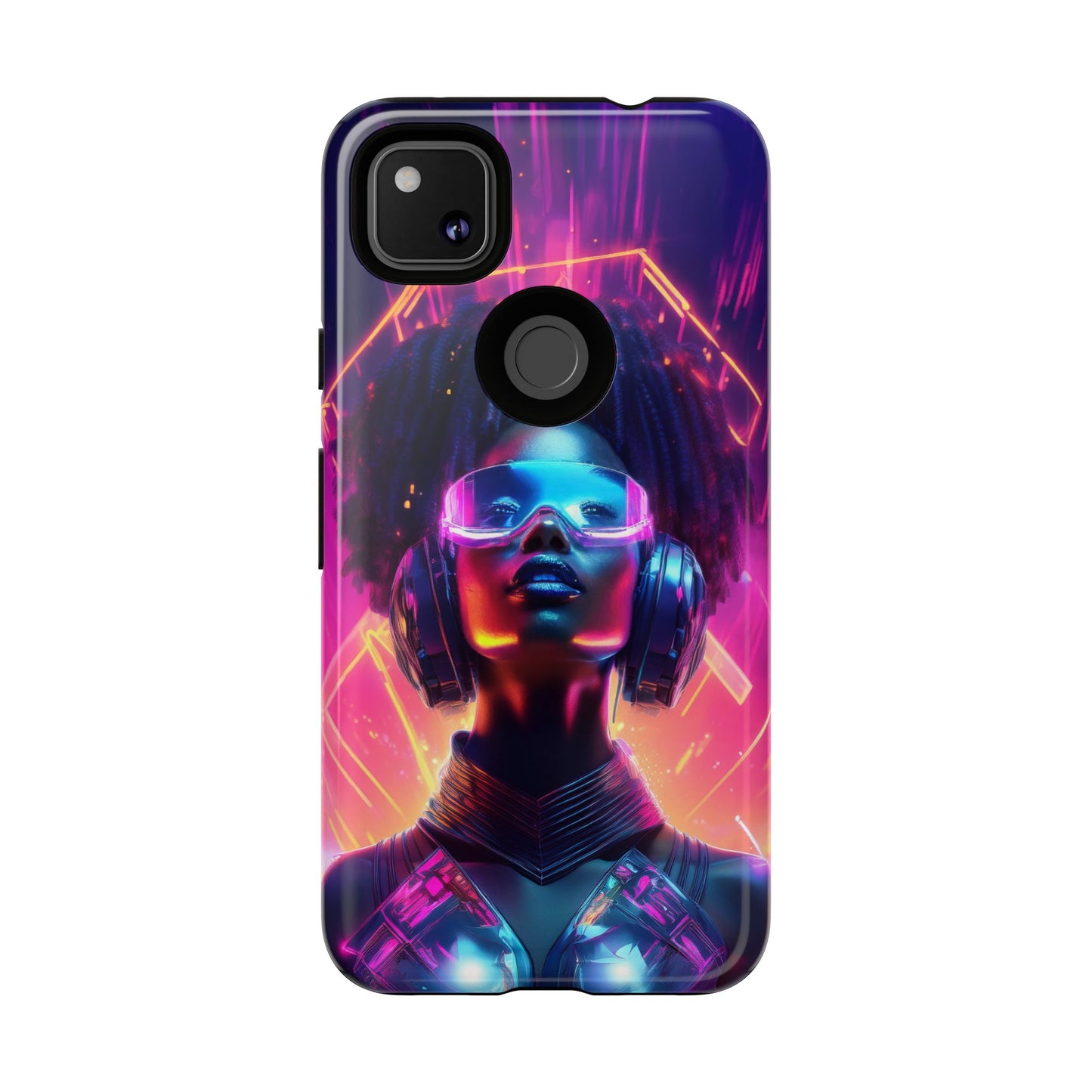 Futuristic Cyberpunk Female Cell Phone Case 030