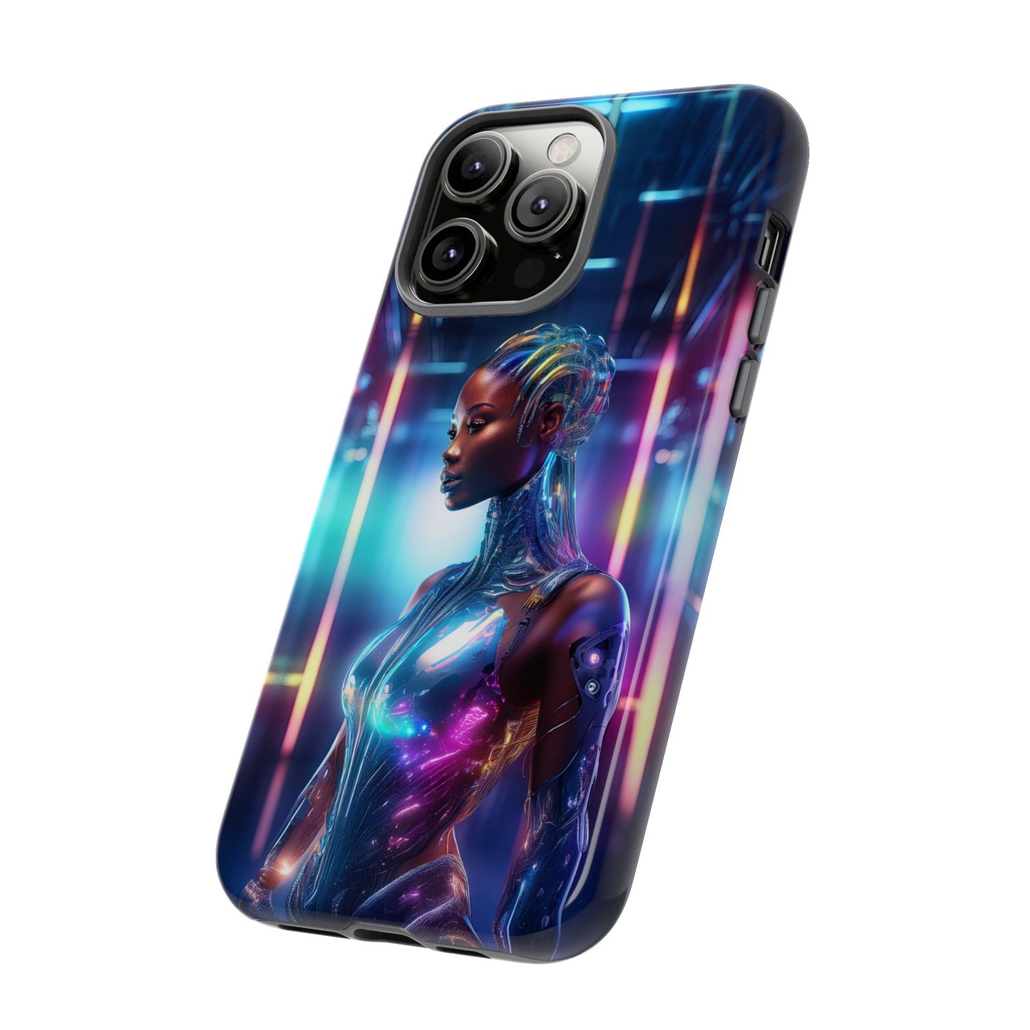 Futuristic Human Android Hybrid Cell Phone Case 014