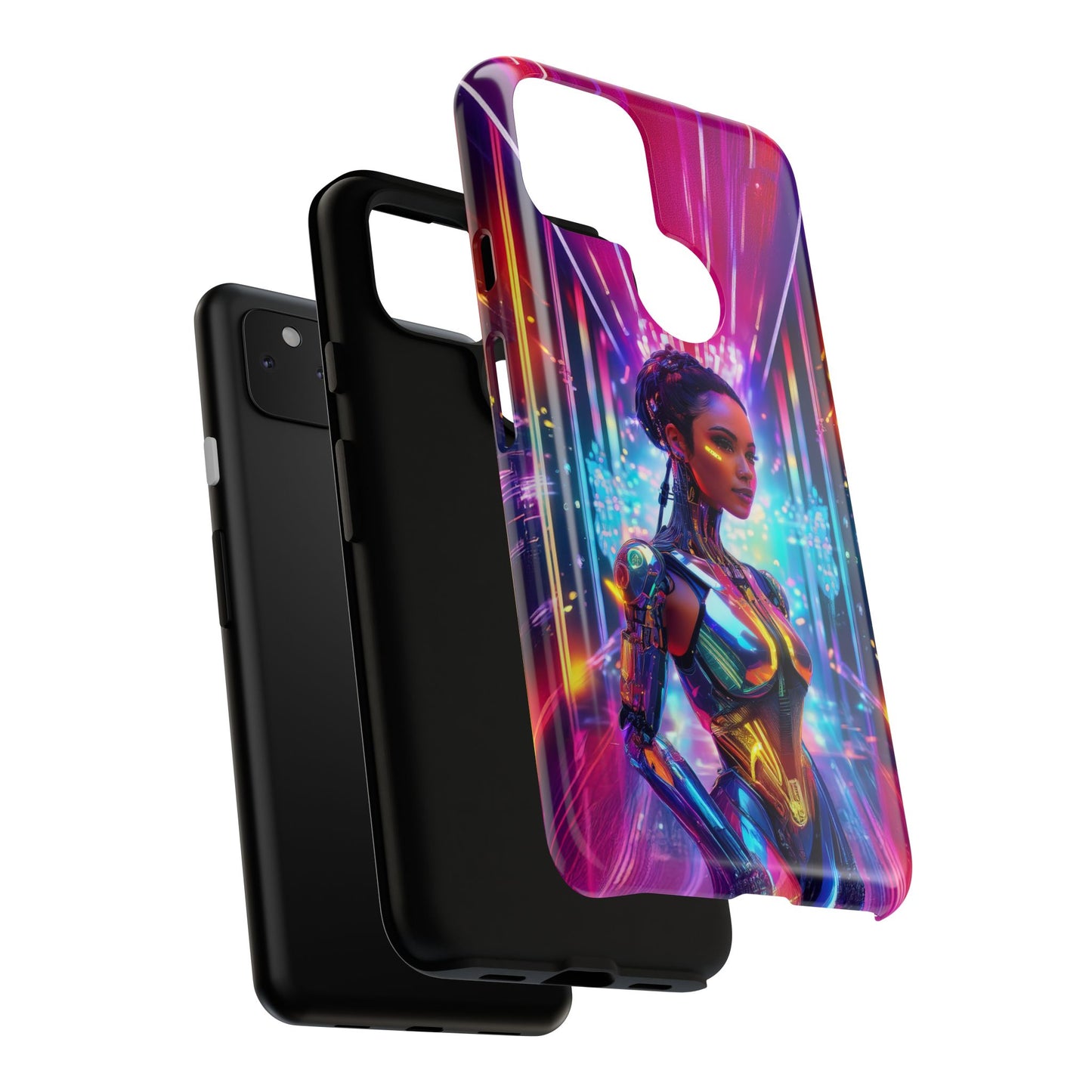 Futuristic Human Android Hybrid Cell Phone Case 006