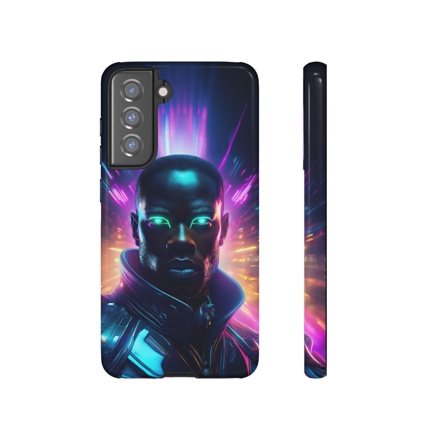 Futuristic Cyberpunk Male Cell Phone Case 022