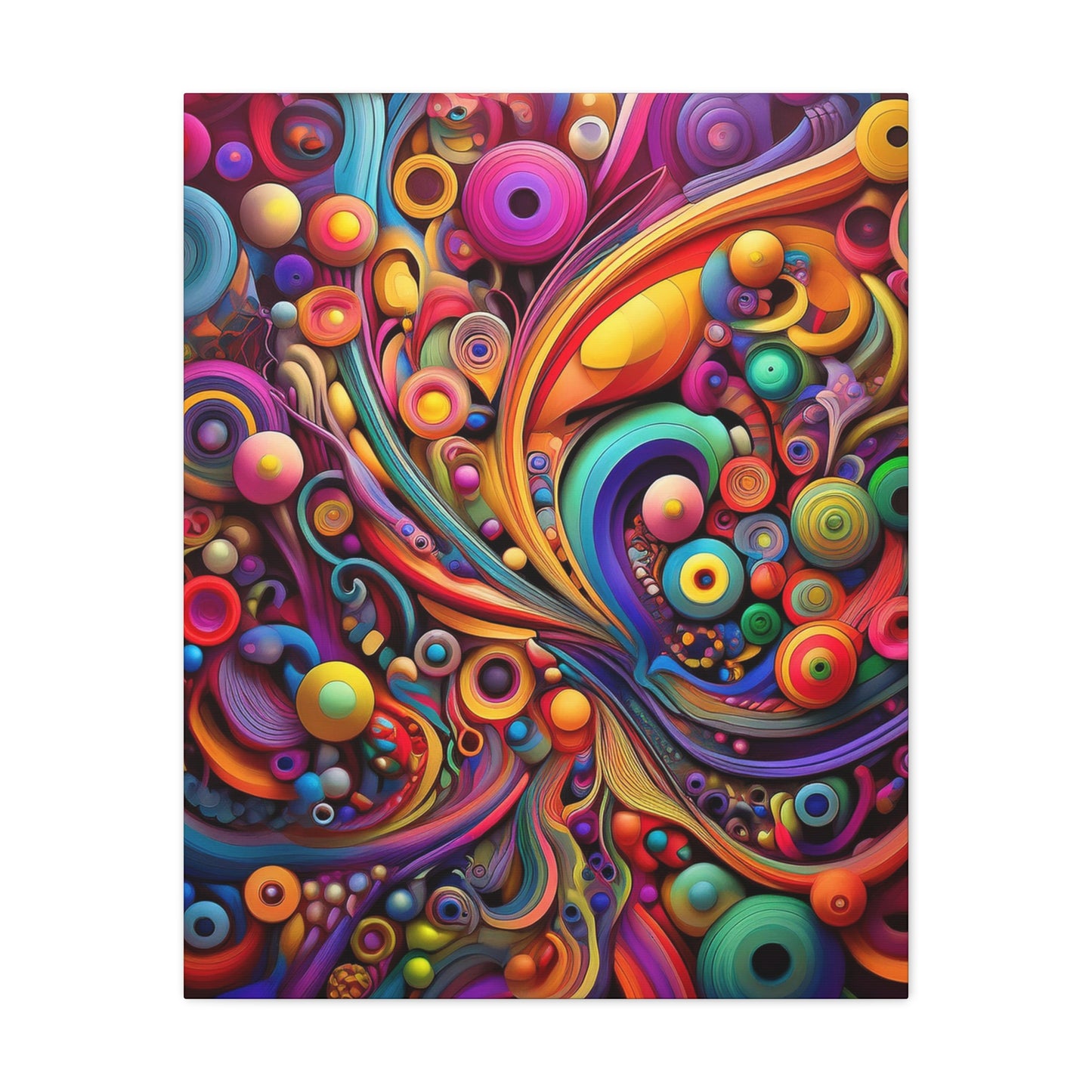 Psychedelic Dream Canvas Wall Art - Colorful Home Decor