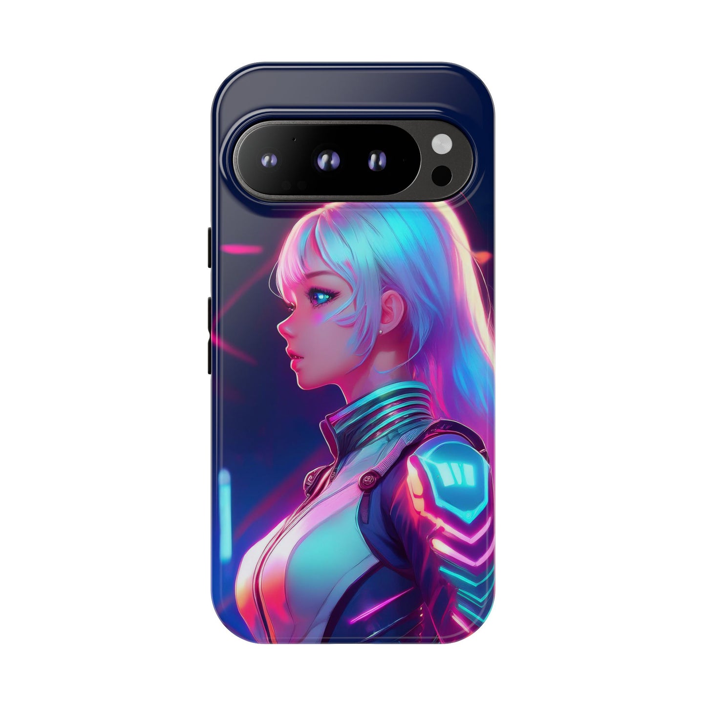 Futuristic Cyberpunk Female Cell Phone Case 009