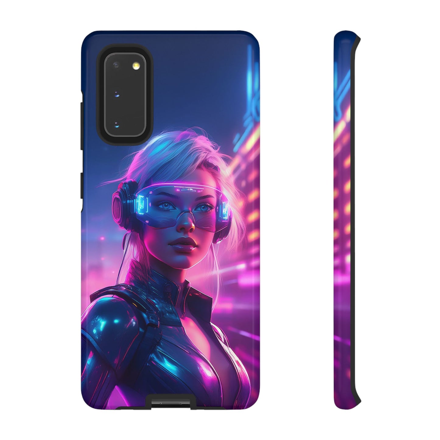 Futuristic Cyberpunk Female Cell Phone Case 029