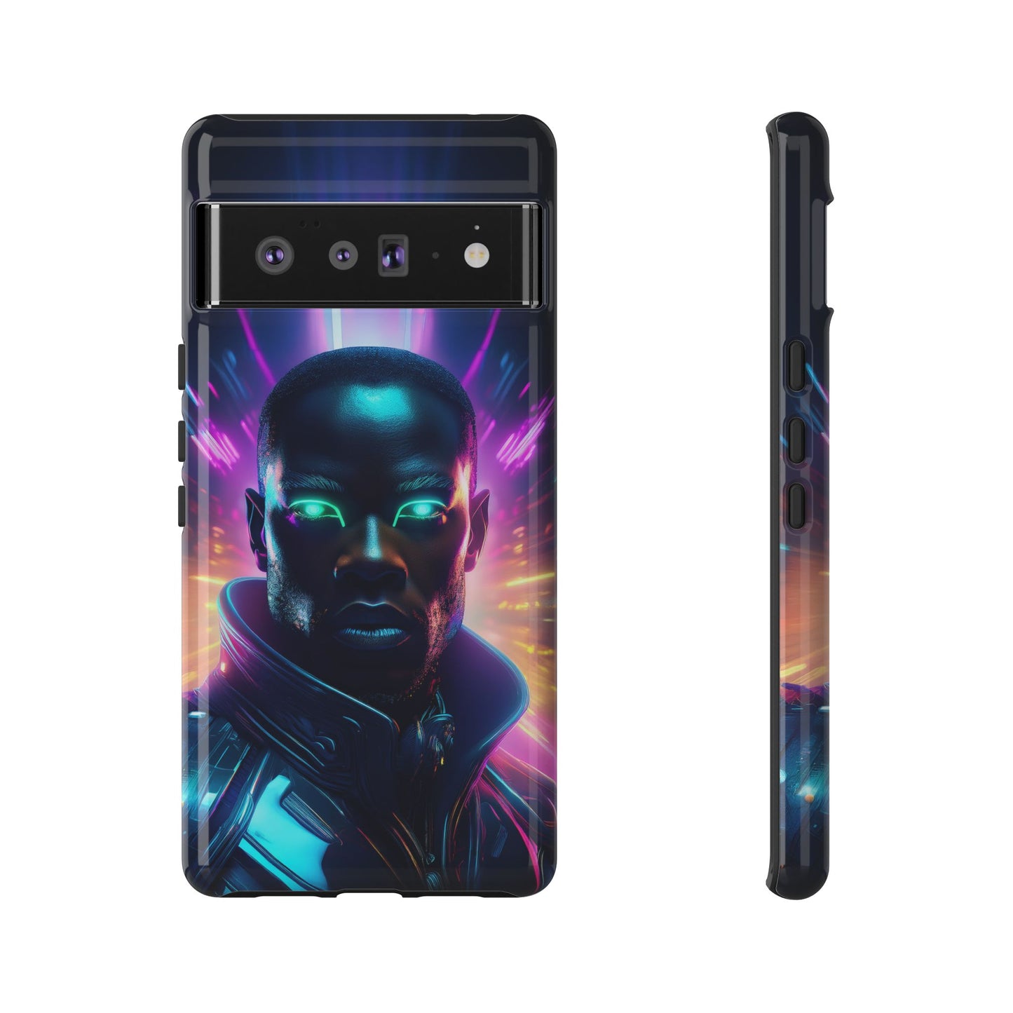 Futuristic Cyberpunk Male Cell Phone Case 022