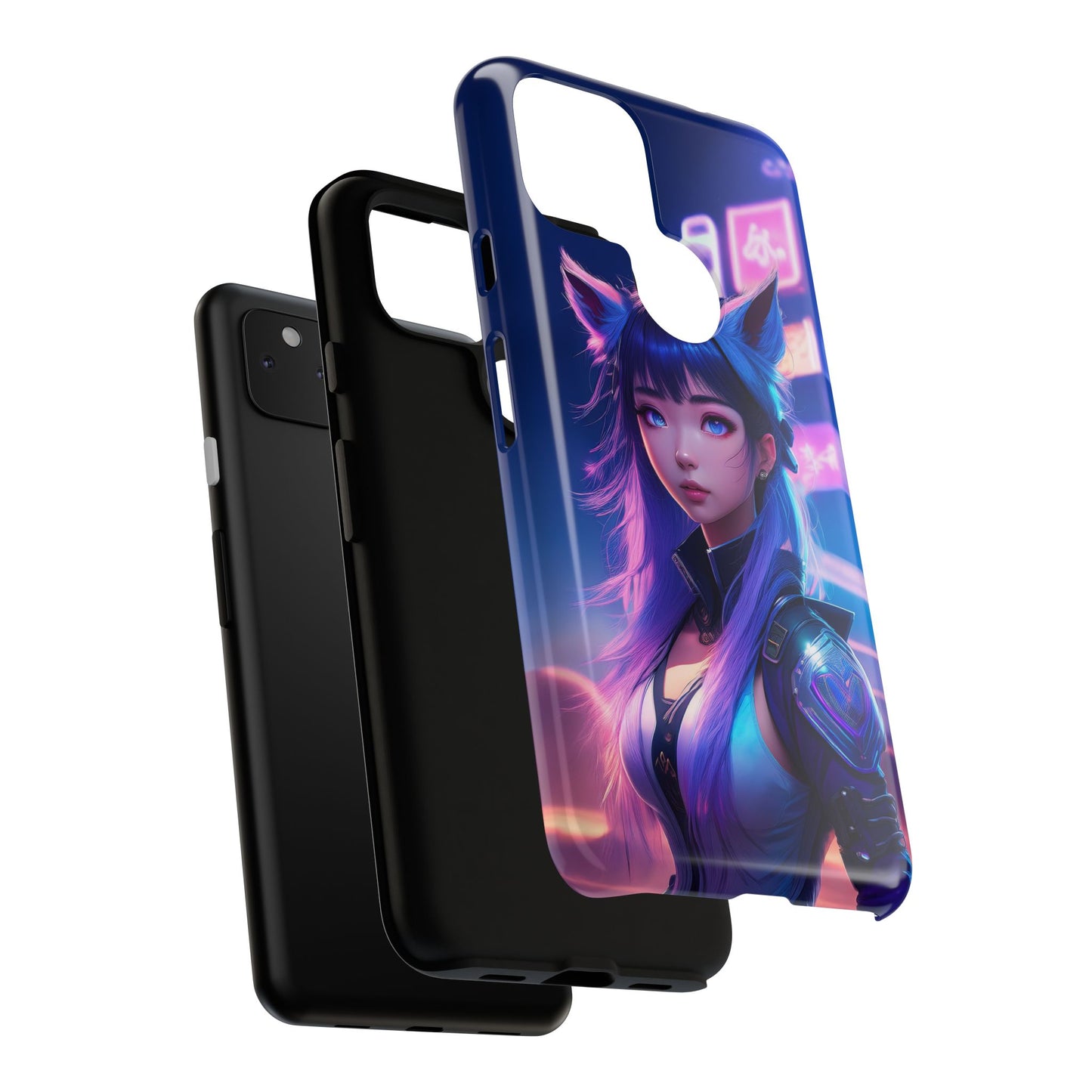 Futuristic Cyberpunk Female Cell Phone Case 010