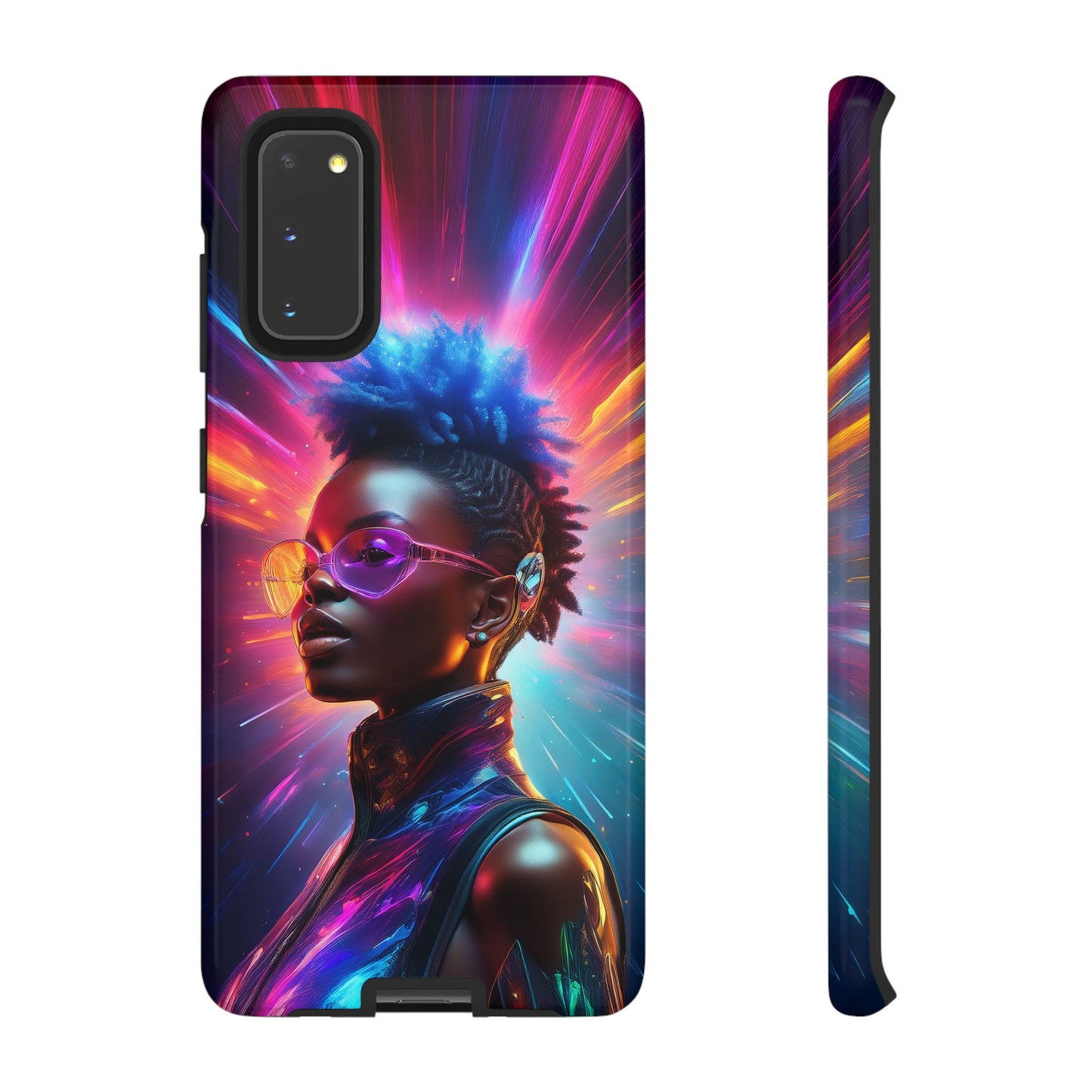 Futuristic Cyberpunk Female Cell Phone Case 026