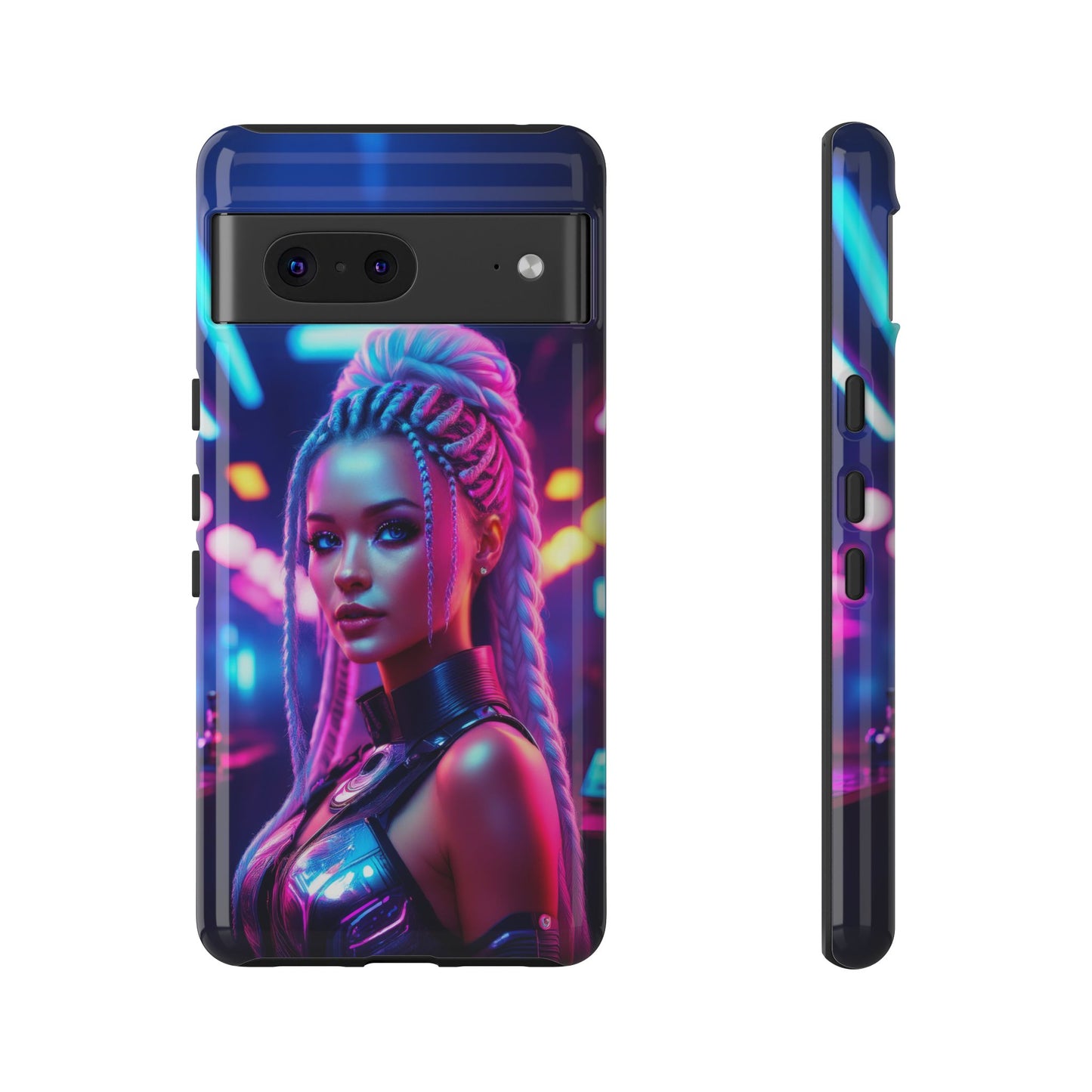 Futuristic Cyberpunk Female Cell Phone Case 007