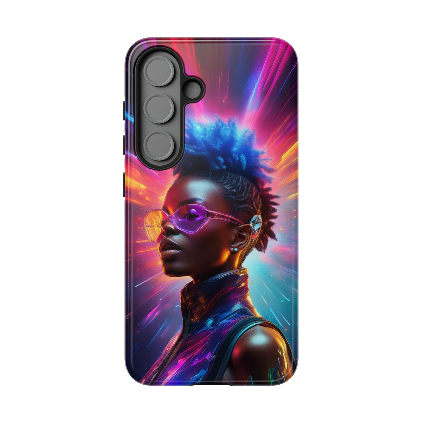 Futuristic Cyberpunk Female Cell Phone Case 026