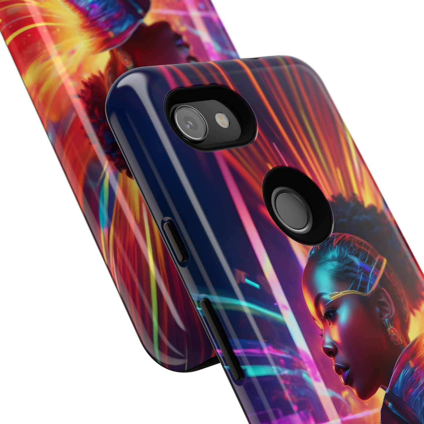 Futuristic Cyberpunk Female Cell Phone Case 001