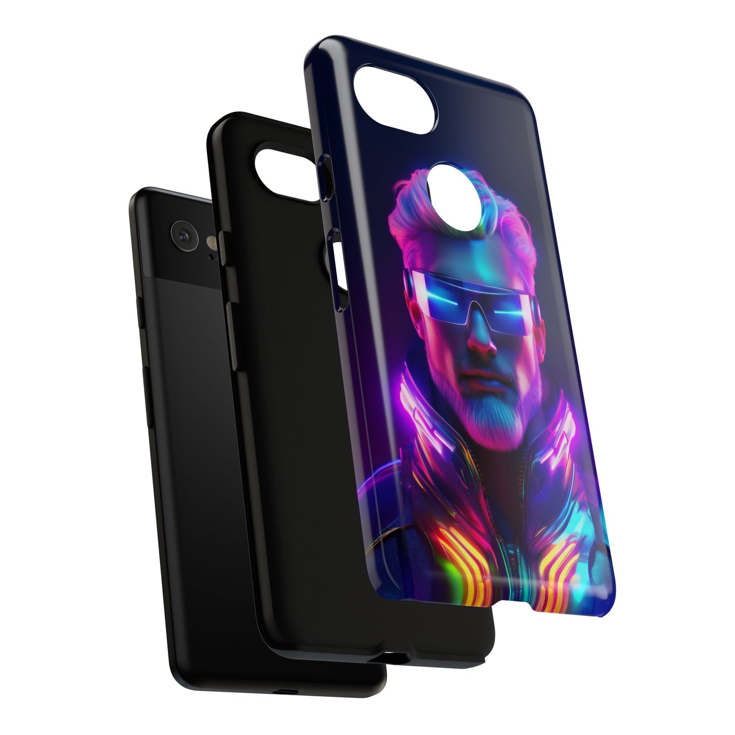 Futuristic Cyberpunk Male Cell Phone Case 026