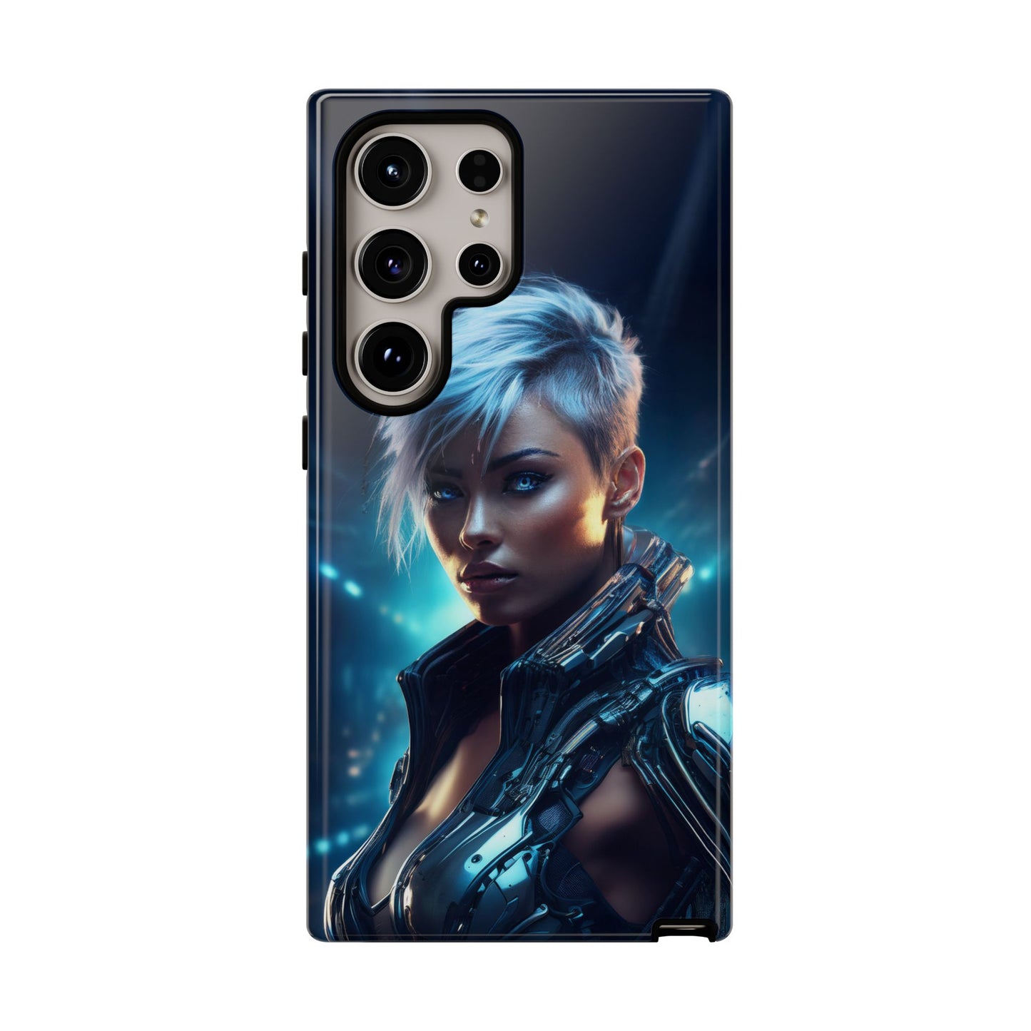 Futuristic Cyberpunk Female Cell Phone Case 027