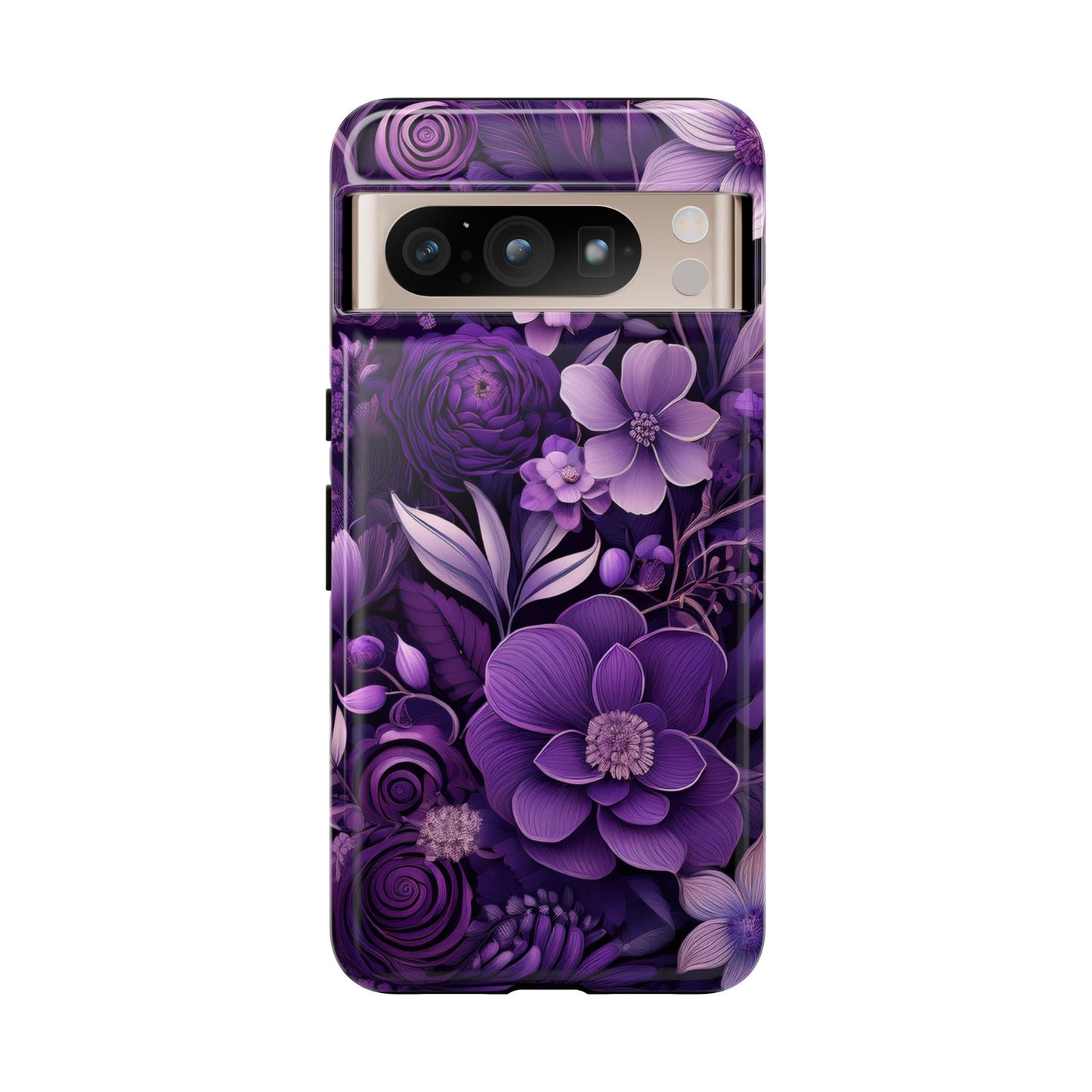 Purple Florals Tough Cases